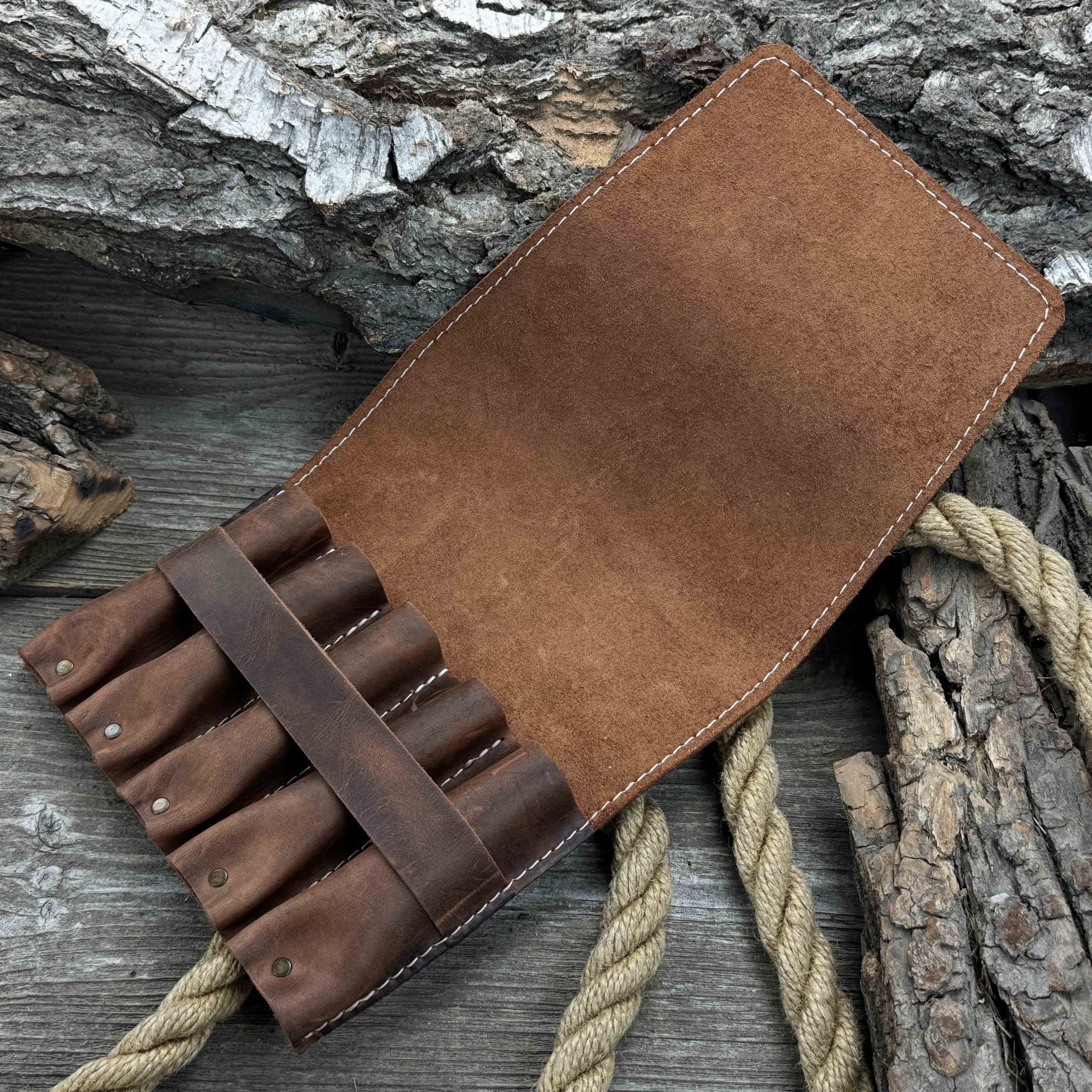 5-Pocket Leather Tool Case - Randy's LLC