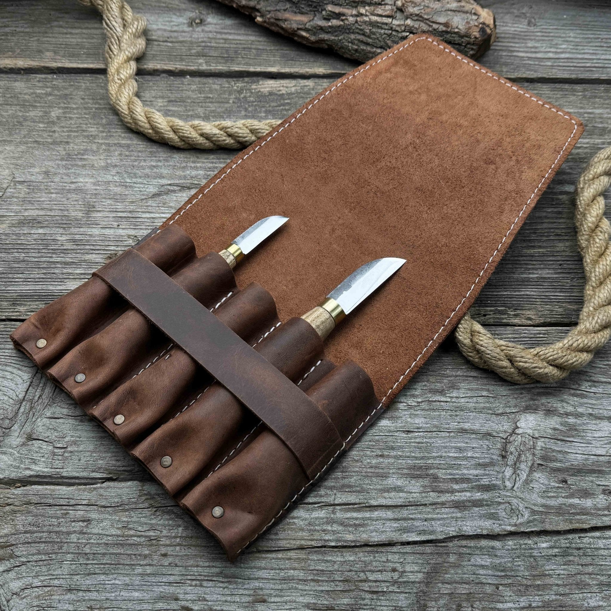 5-Pocket Leather Tool Case - Randy's LLC