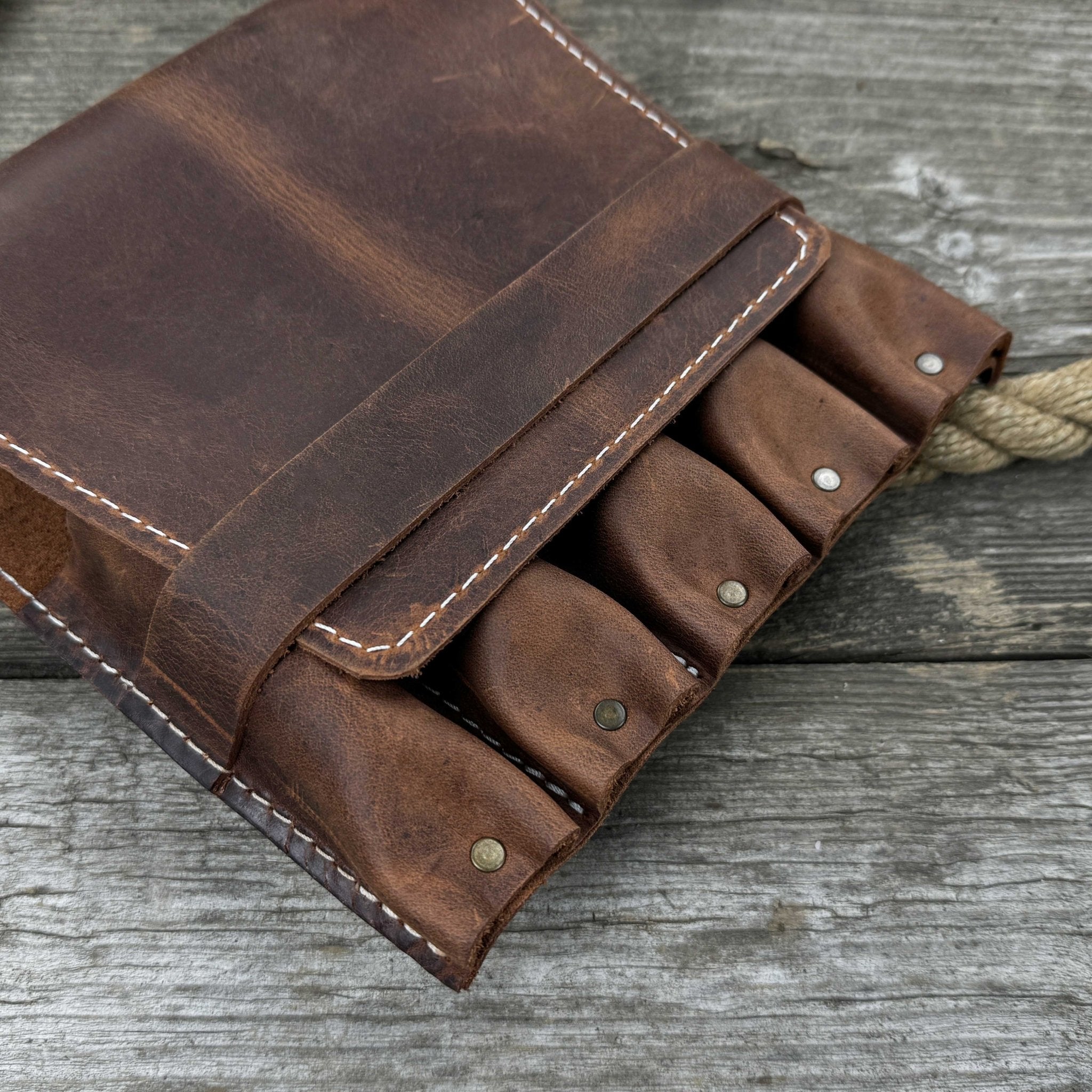 5-Pocket Leather Tool Case - Randy's LLC