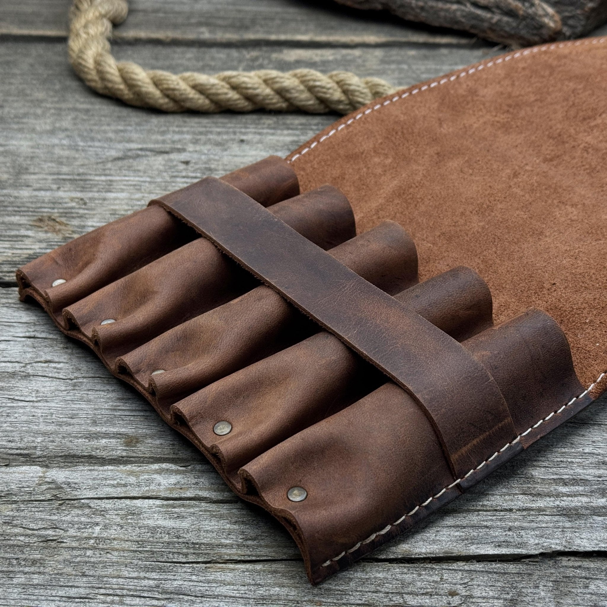 5-Pocket Leather Tool Case - Randy's LLC