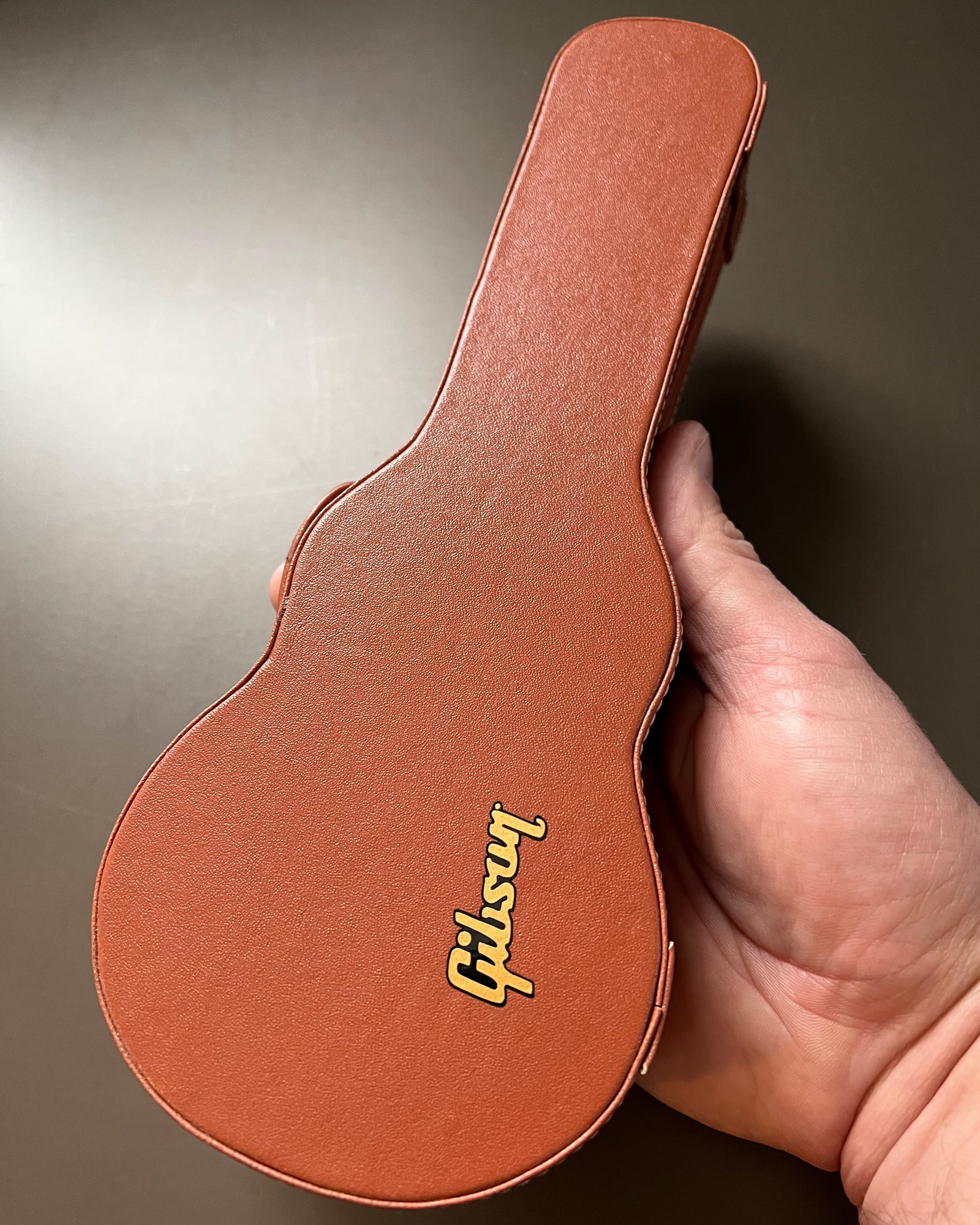 Miniature Gibson Les Paul Original Hardshell Case Brown - 1:4 Scale - Randy's LLC