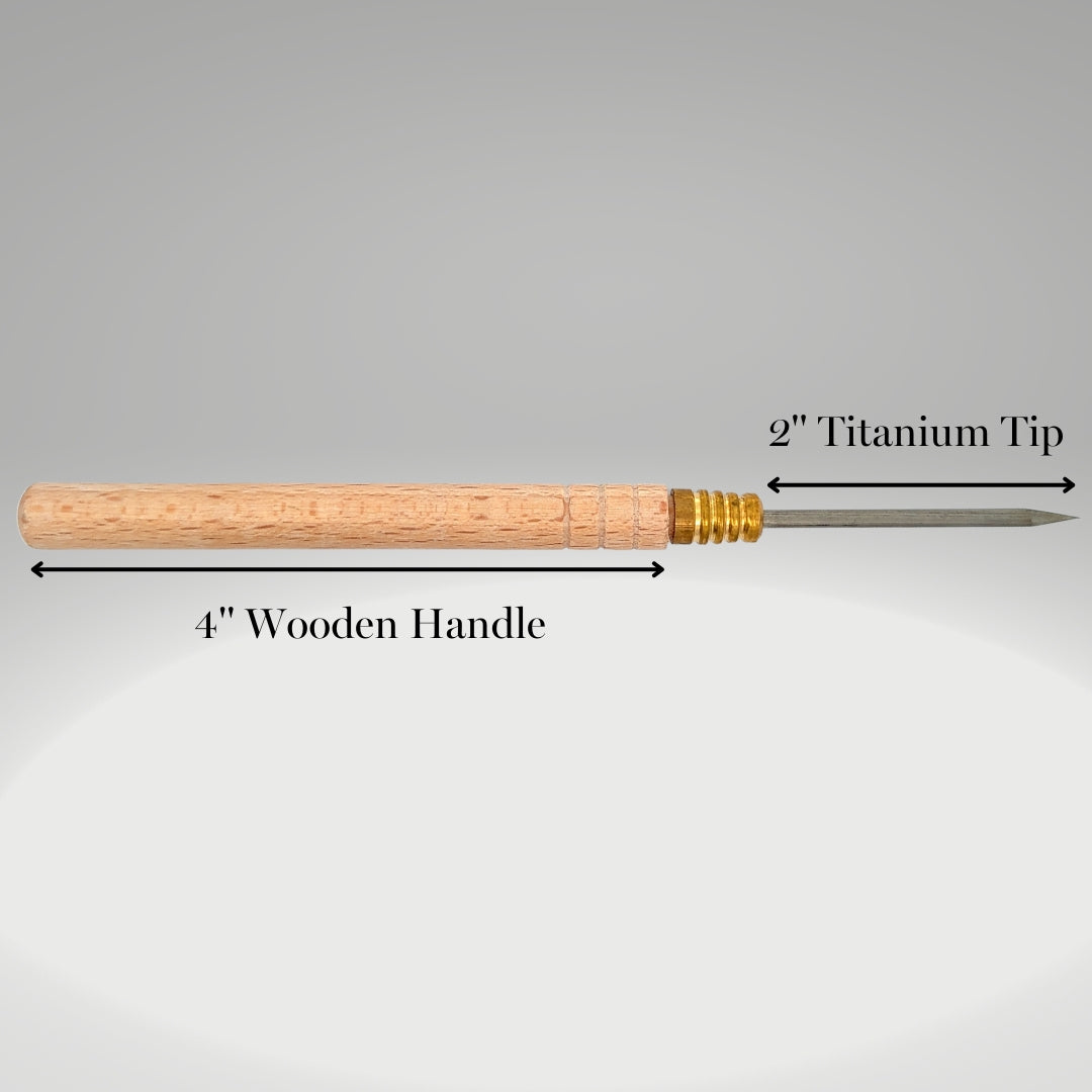 Titanium Solder Pick w/ Wooden Handle - Randy's LLC