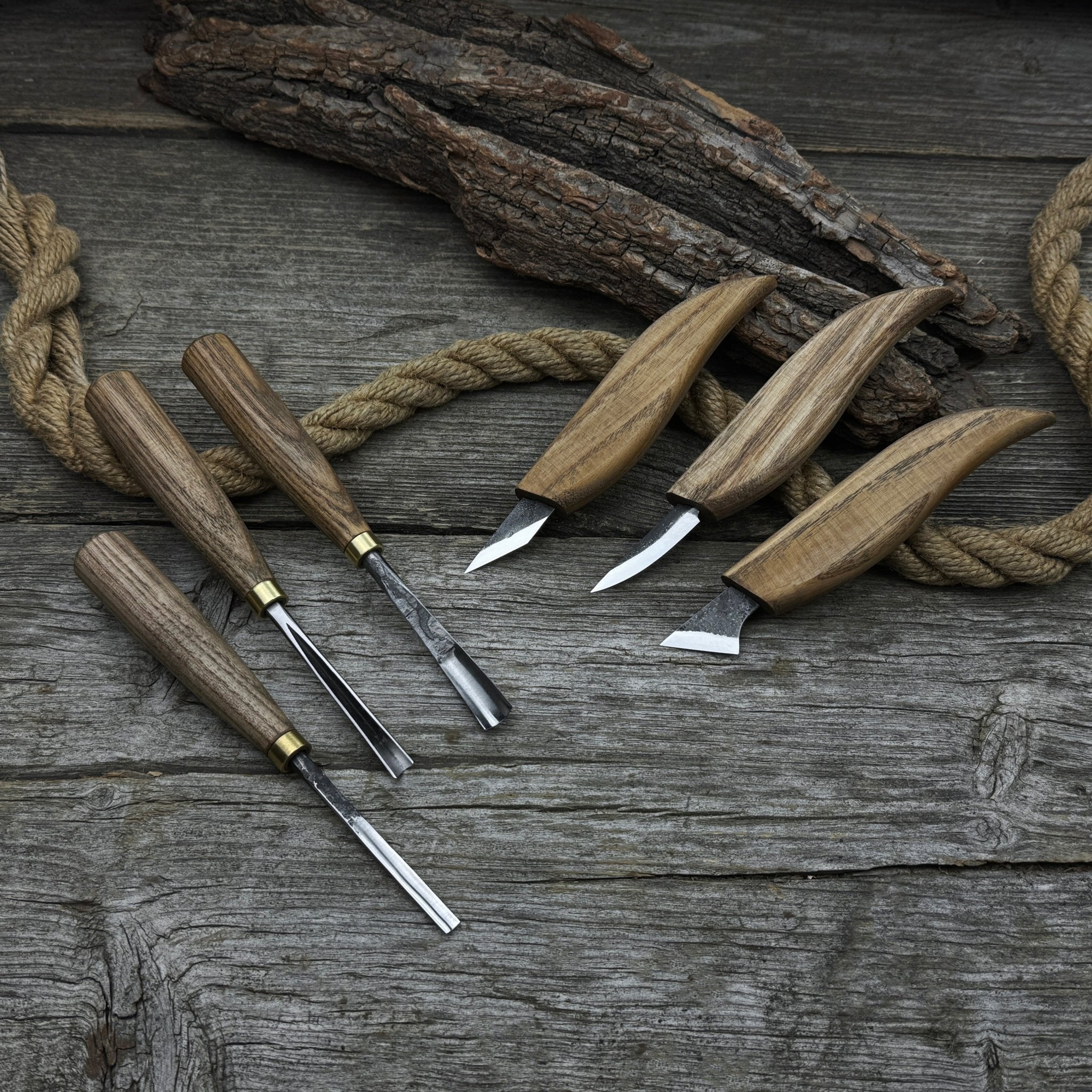 6-Piece Carving Knife, Chisel & Gouge Set - Randy's LLC