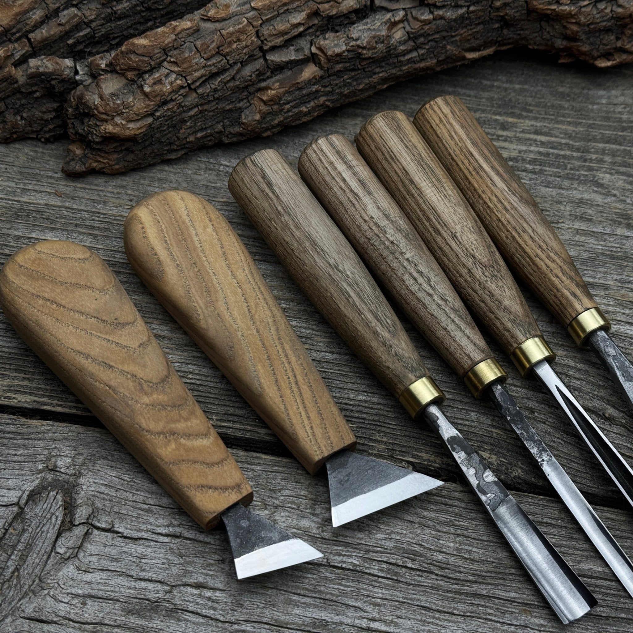 6-Piece Wood Carving Tool Set – Knives, Gouges & Chisels for Detail Work - Randy's LLC