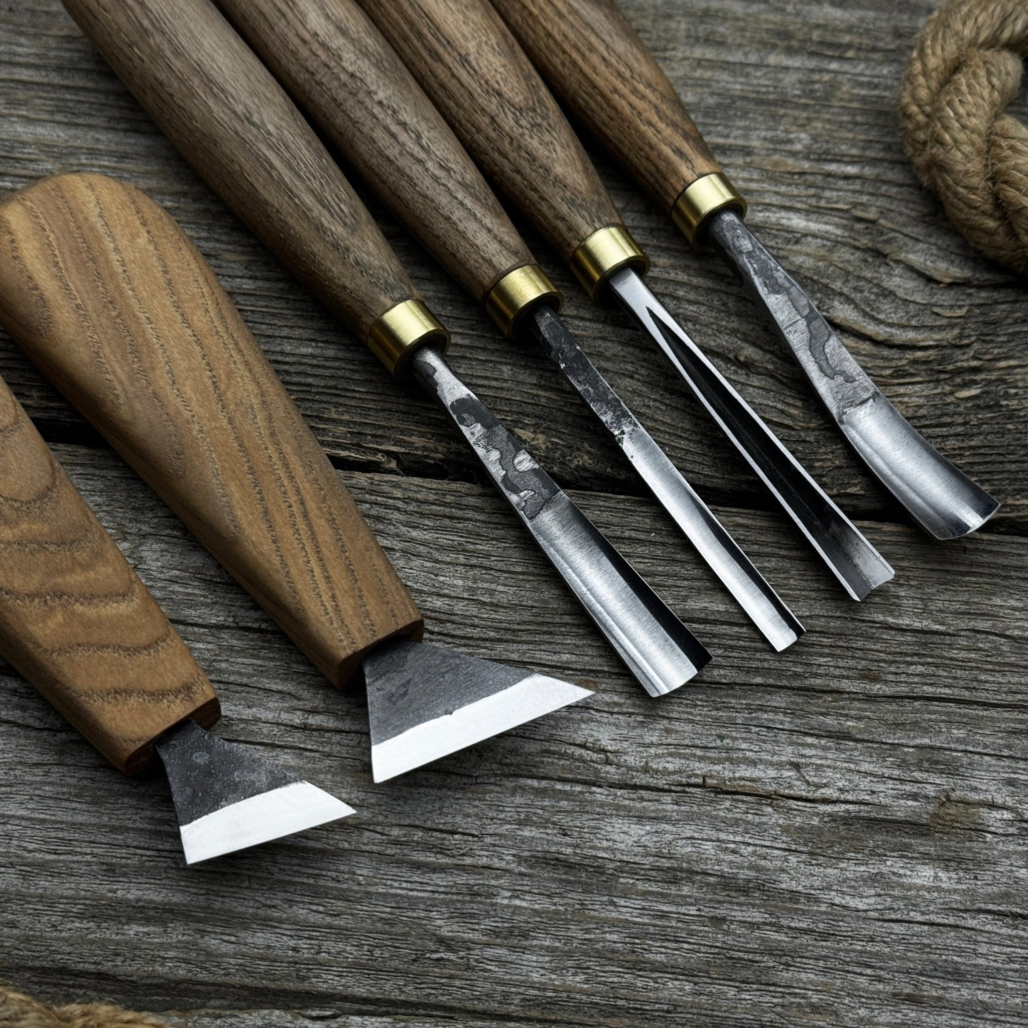 6-Piece Wood Carving Tool Set – Knives, Gouges & Chisels for Detail Work - Randy's LLC