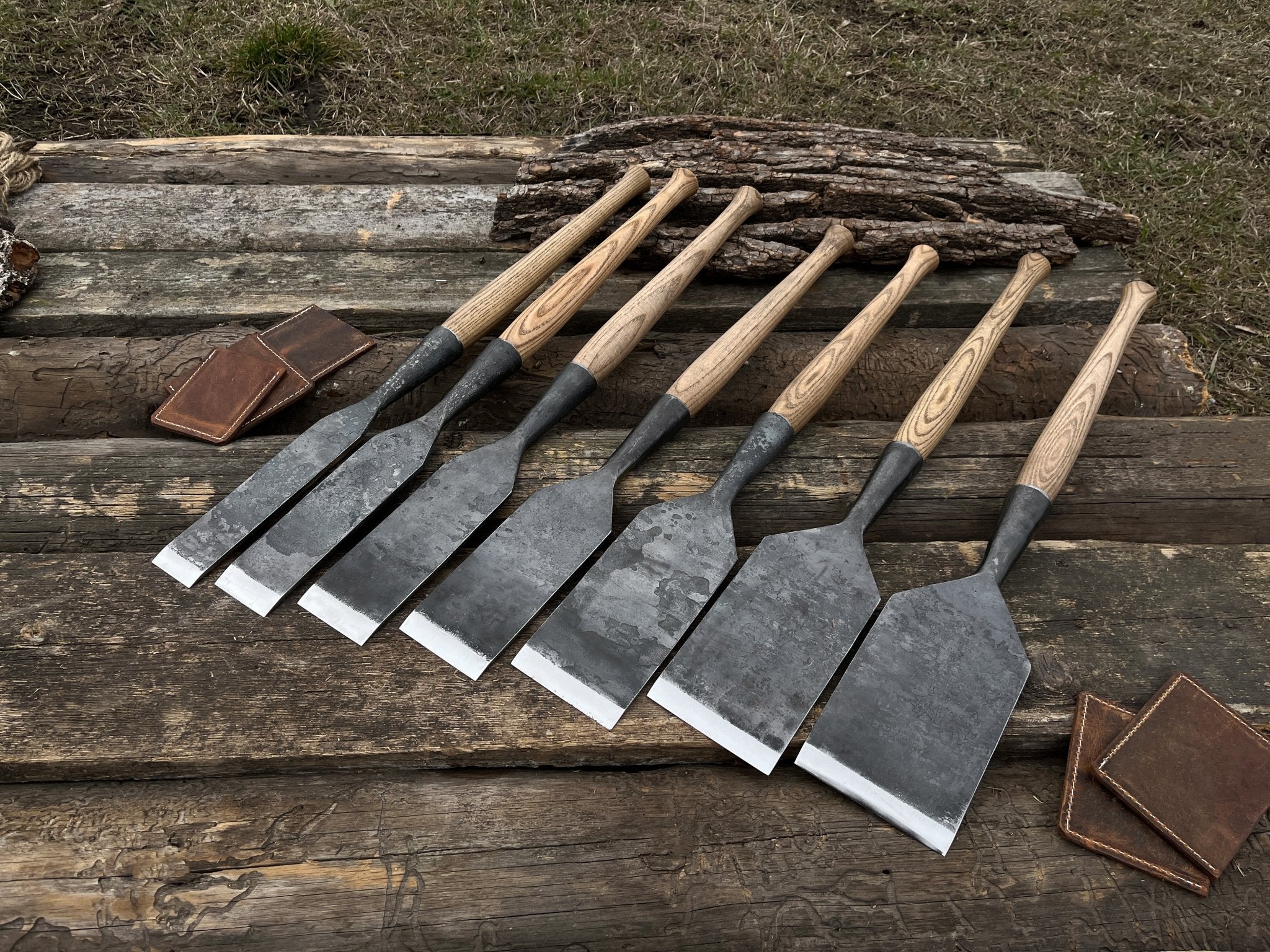 7-Piece Long Timber Framing Chisel Set - Randy's LLC