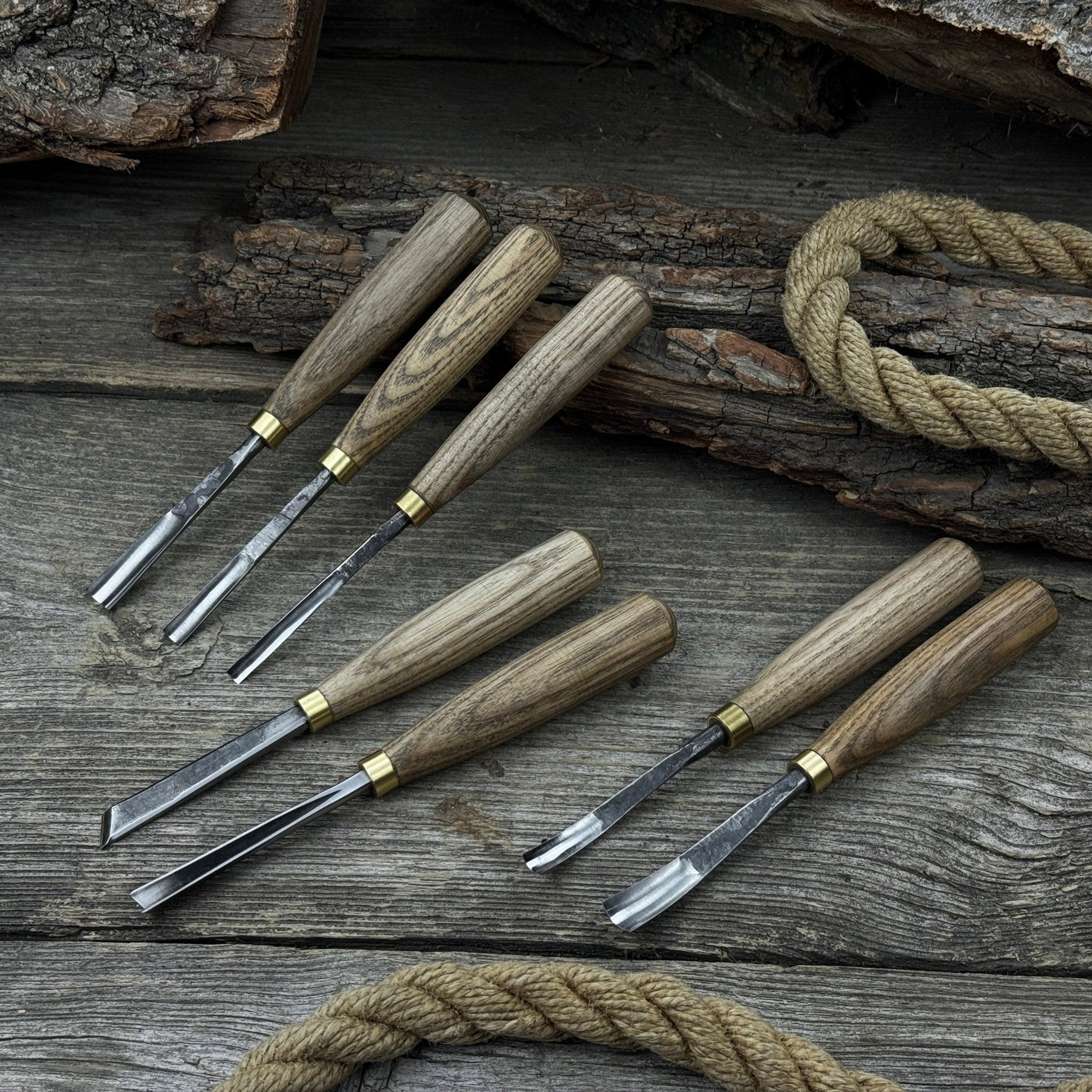 7-Piece Wood Carving Chisel & Gouge Set - Randy's LLC