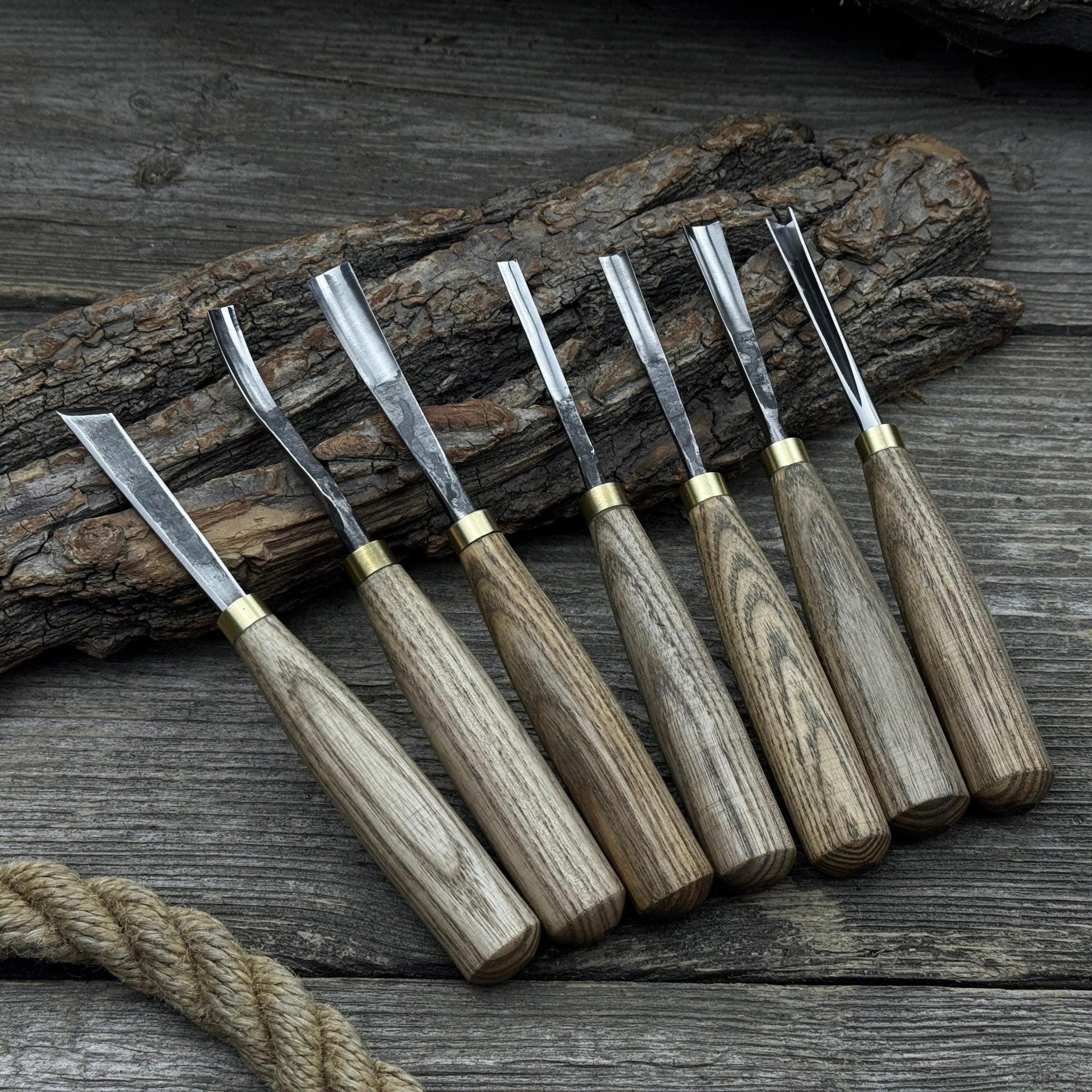 7-Piece Wood Carving Chisel & Gouge Set - Randy's LLC