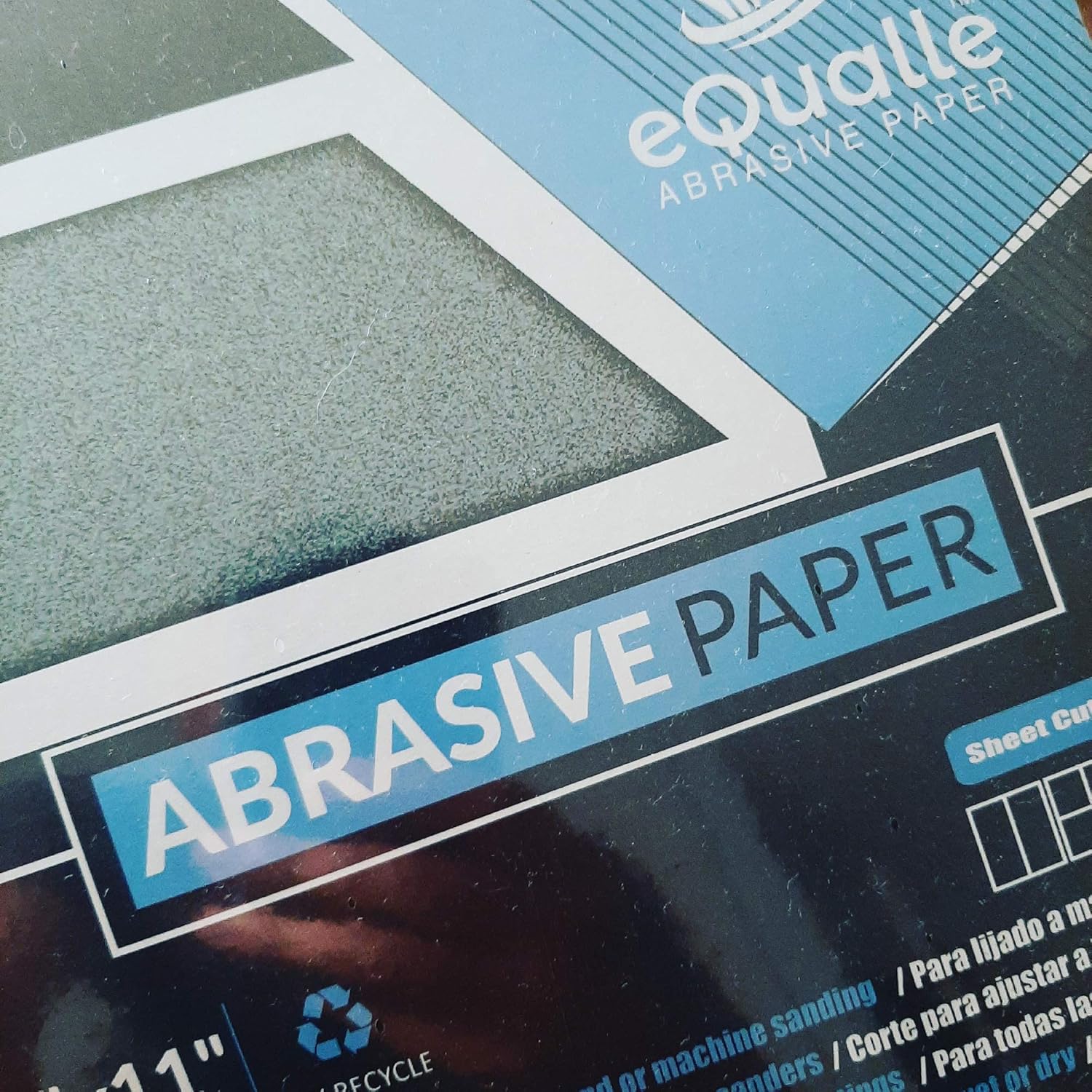 100 Grit Sandpaper Sheets – 25 Pack 9x11 in Wet or Dry Use - Randy's LLC