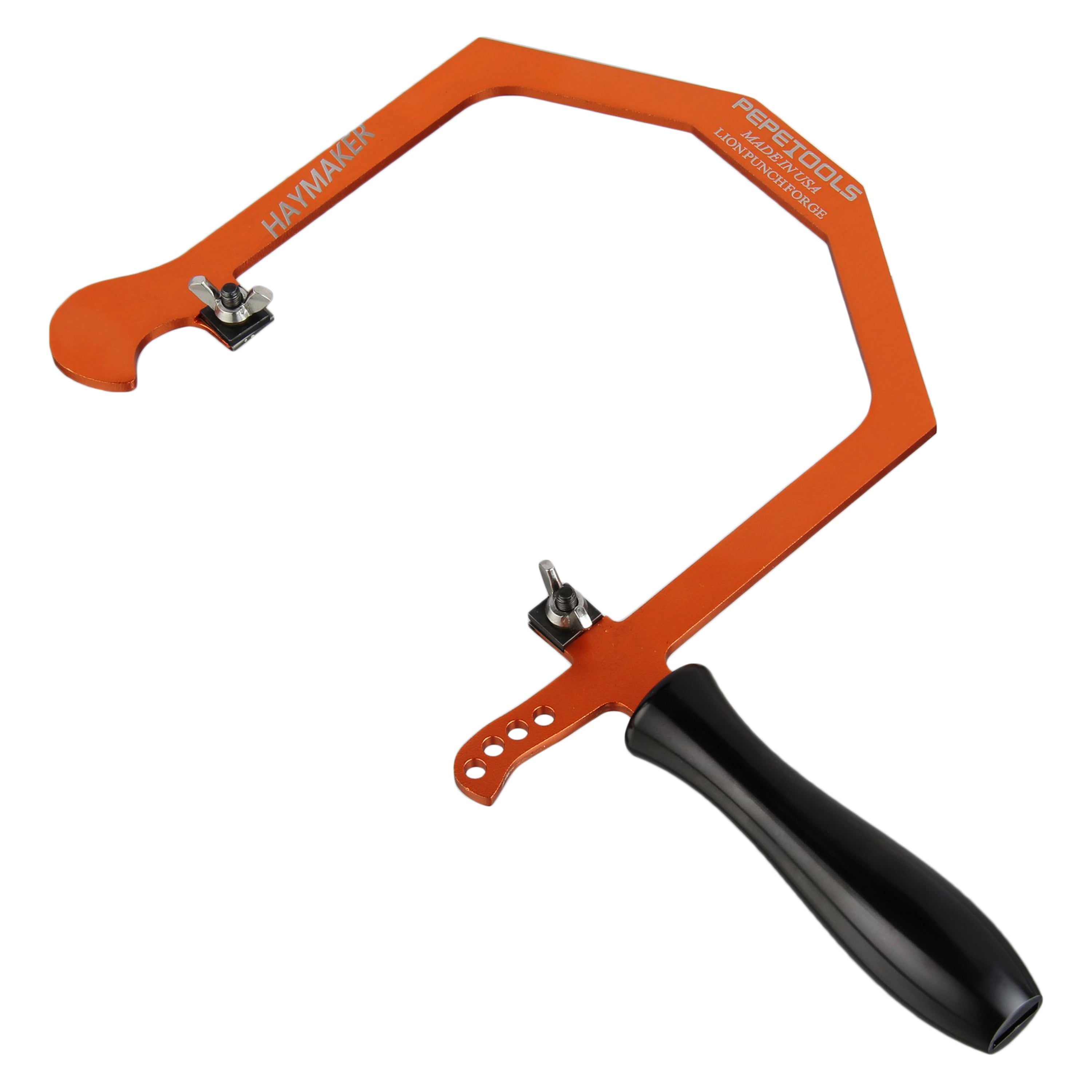 "Haymaker" Coping Saw for Fingerboard Inlays - Special Edition Orange - Randy's LLC