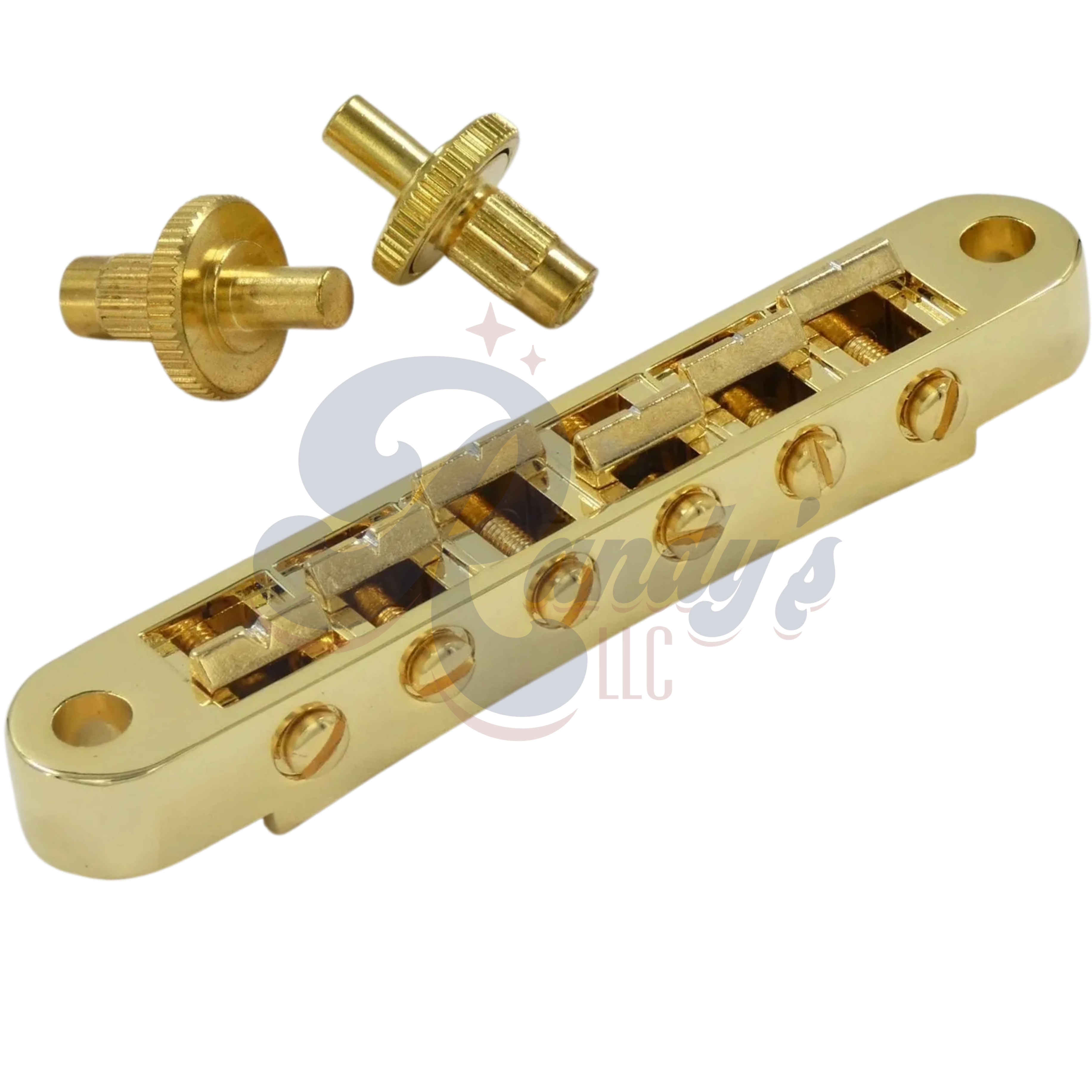 Advanced Plating | Nashville Tune-O-Matic TOM Bridge (Zinc) w/ Posts - Fits Gibson® - Randy's LLC