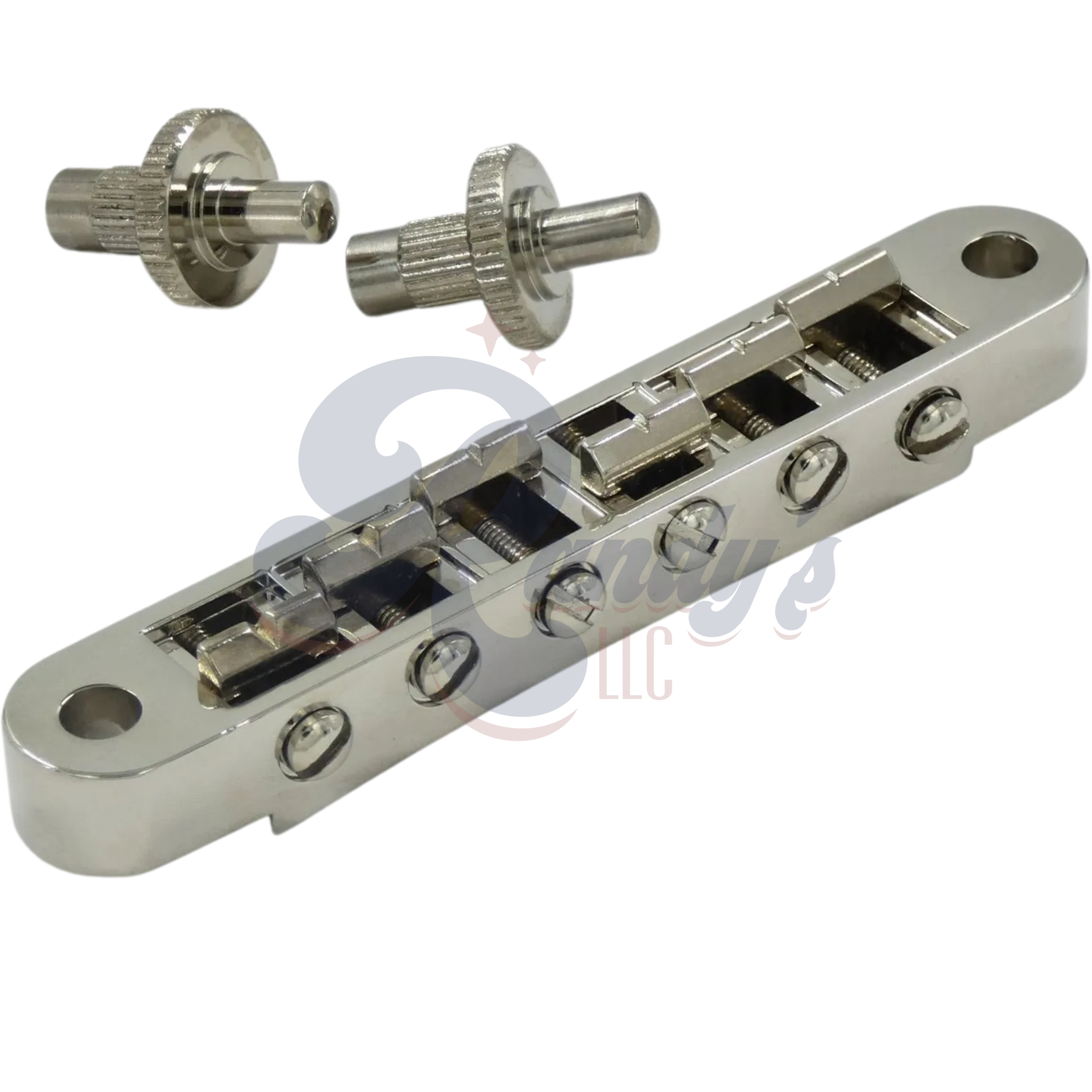 Advanced Plating | Nashville Tune-O-Matic TOM Bridge (Zinc) w/ Posts - Fits Gibson® - Randy's LLC