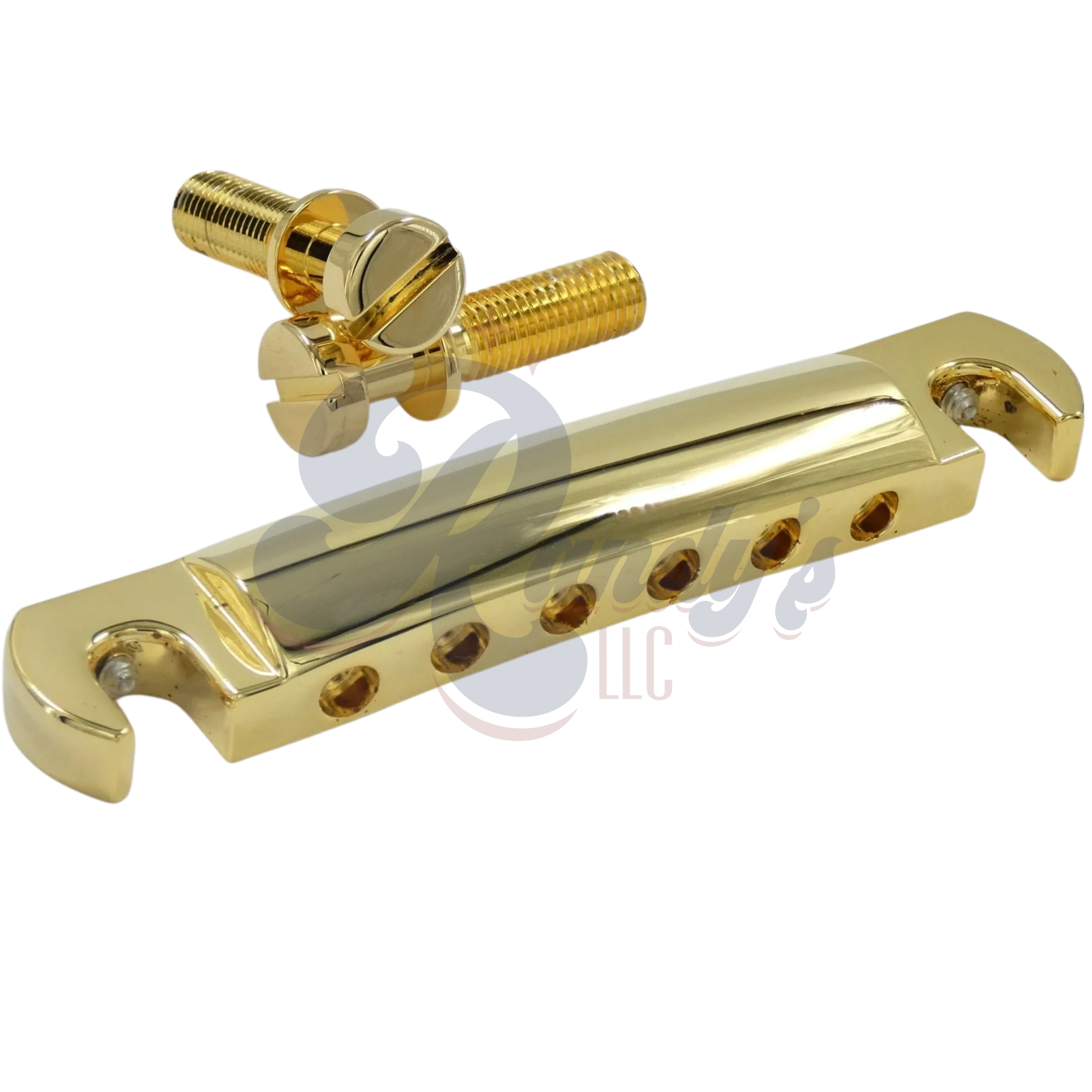 Advanced Plating (Contemporary Series) Adjustable Wraparound Stop Bar Tailpiece & Studs - Fits Gibson® Junior & Special - Randy's LLC