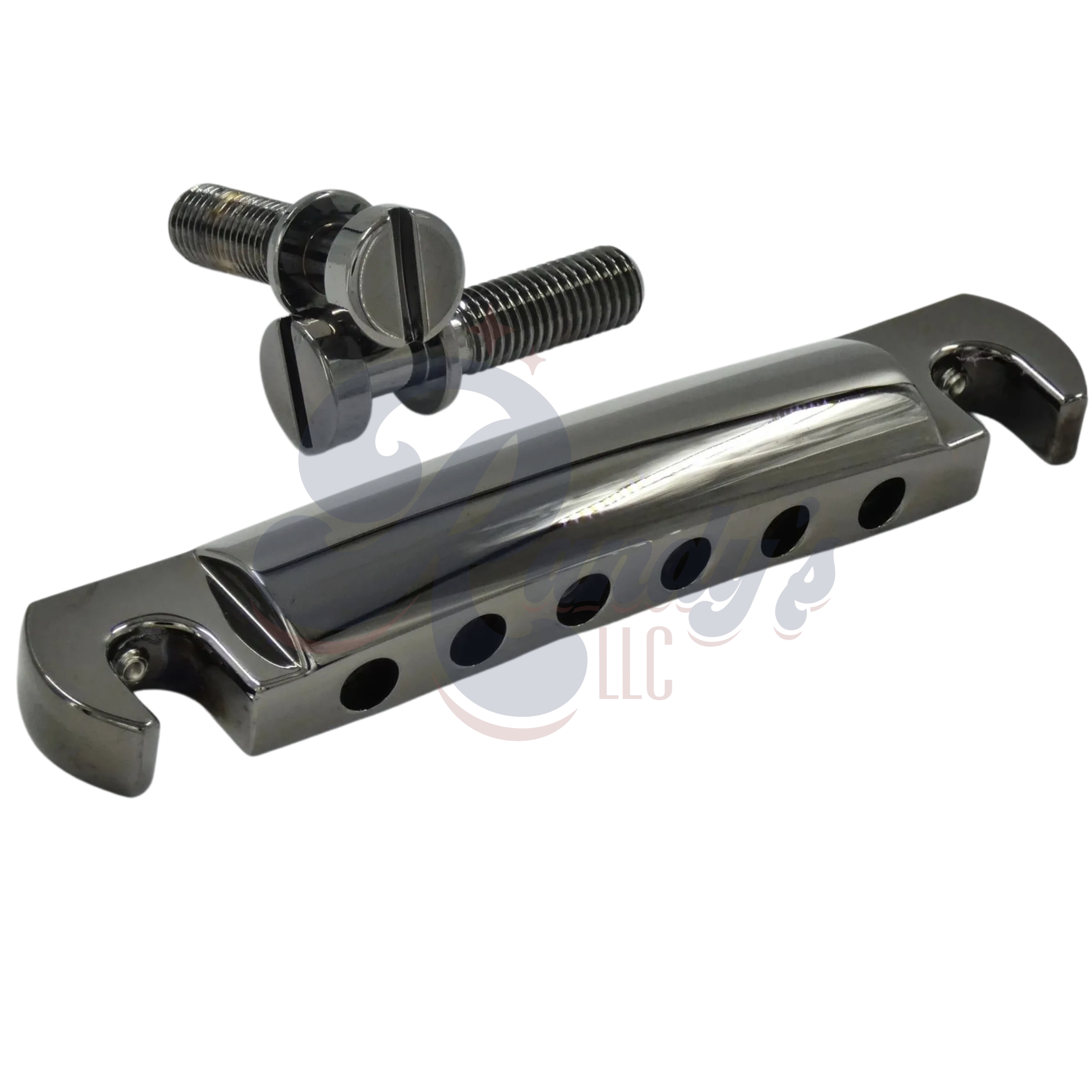 Advanced Plating (Contemporary Series) Adjustable Wraparound Stop Bar Tailpiece & Studs - Fits Gibson® Junior & Special