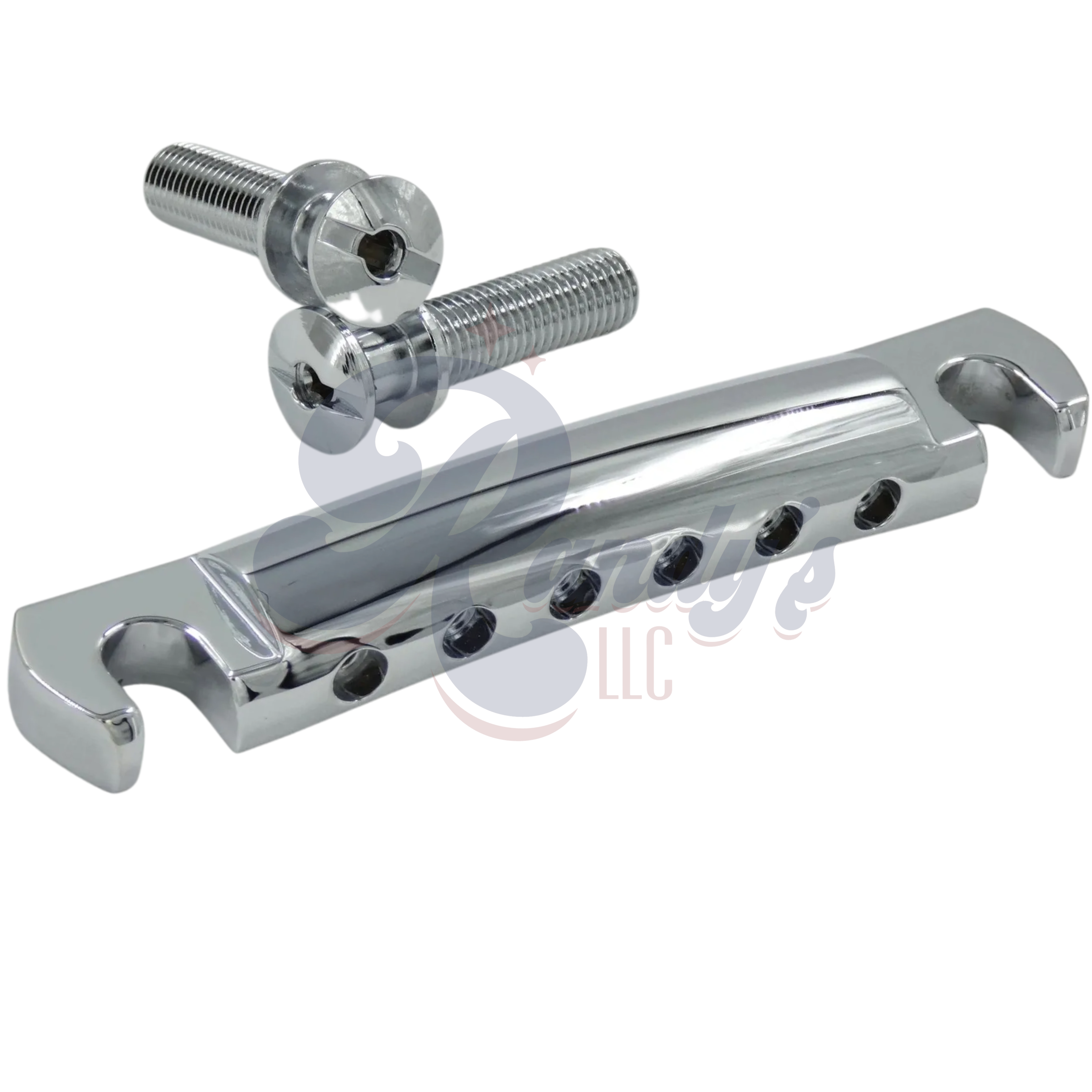 Advanced Plating (High Performance Series) Lightweight Stop Bar Tailpiece & Locking Domed Studs - Fits Gibson® HP - Randy's LLC