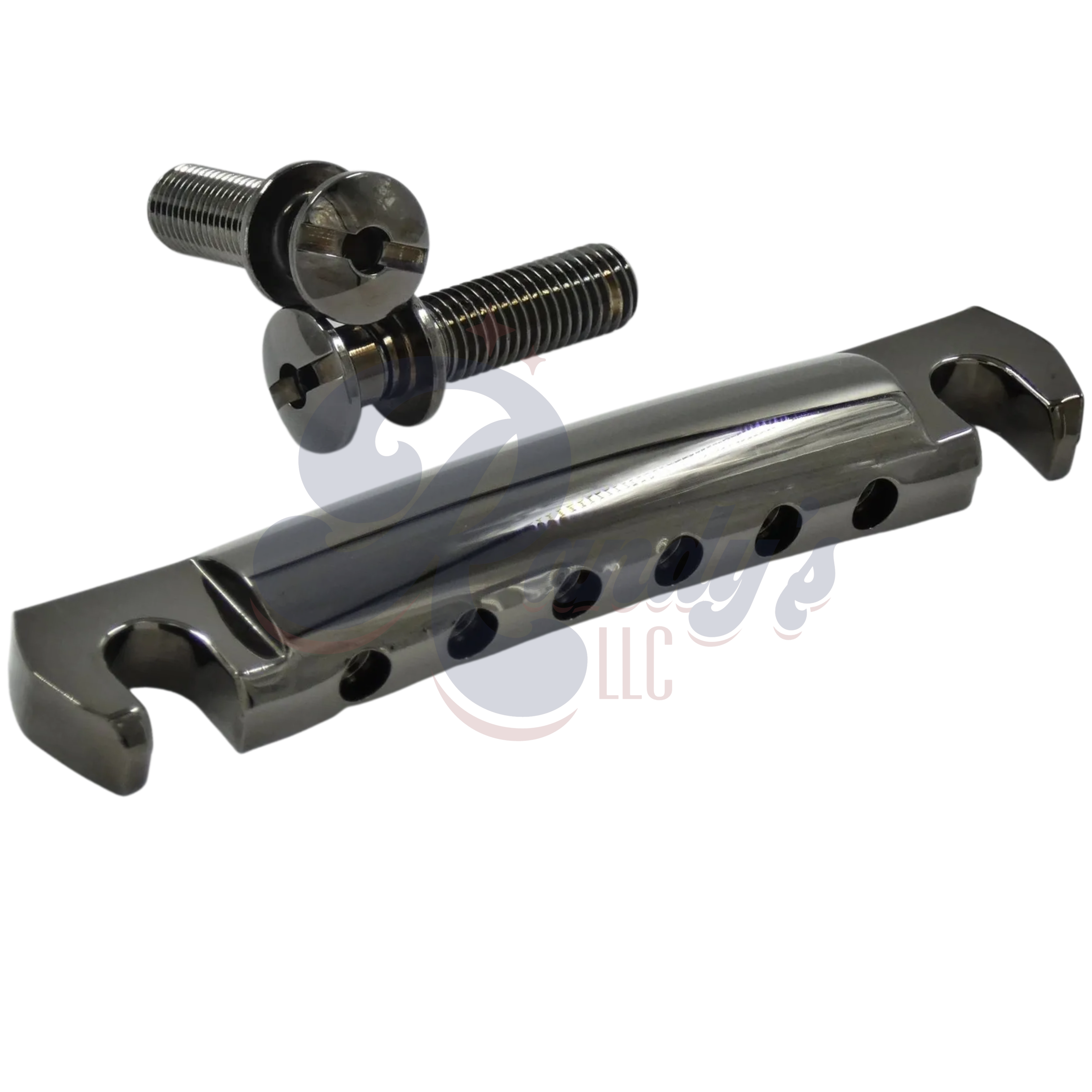 Advanced Plating (High Performance Series) Lightweight Stop Bar Tailpiece & Locking Domed Studs - Fits Gibson® HP