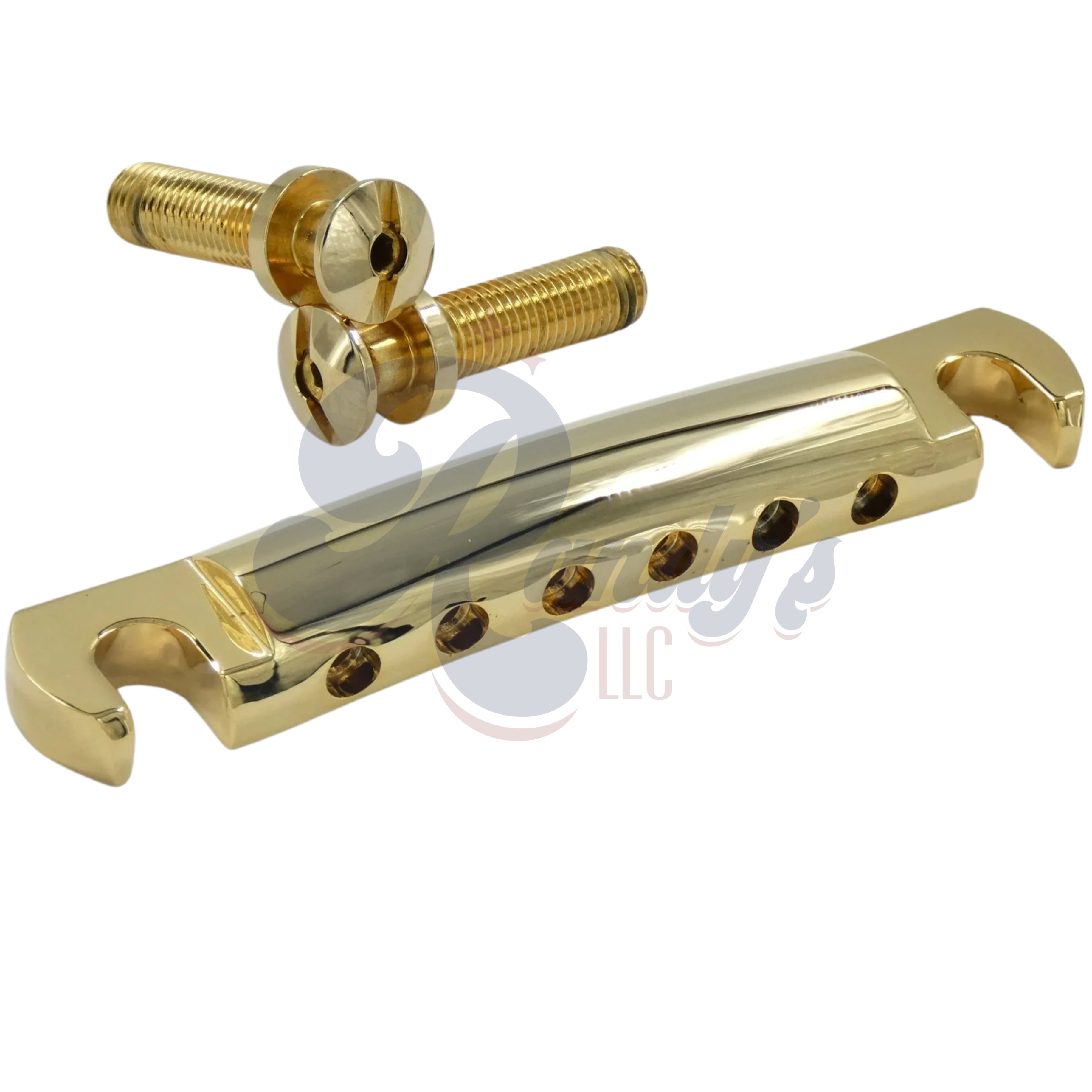 Advanced Plating (High Performance Series) Lightweight Stop Bar Tailpiece & Locking Domed Studs - Fits Gibson® HP - Randy's LLC