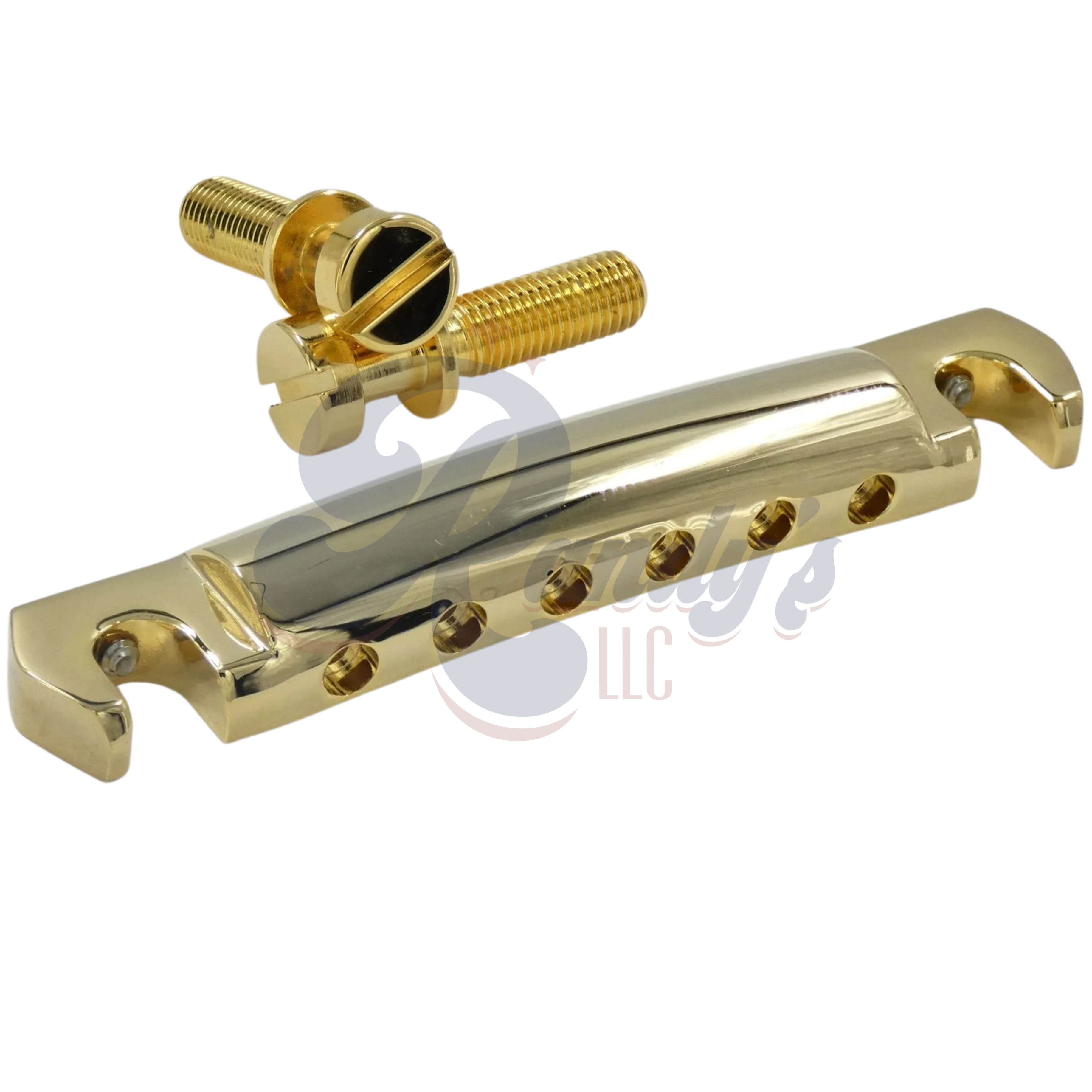 Advanced Plating (Vintage Series) Adjustable Wraparound Stop Bar Tailpiece & Studs - Fits Gibson® Junior & Special - Randy's LLC
