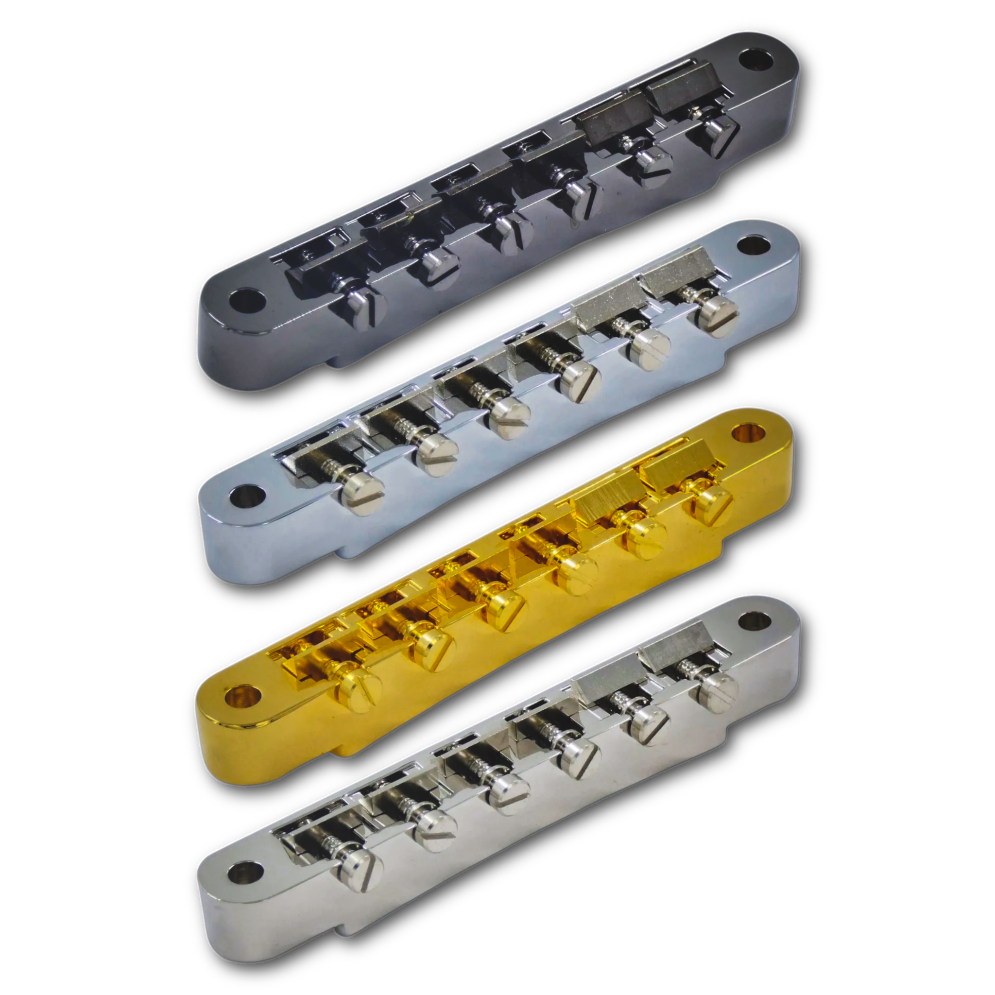 ABR-1 Bridge w/ Plated Brass Saddles - Fits Gibson® - Randy's LLC