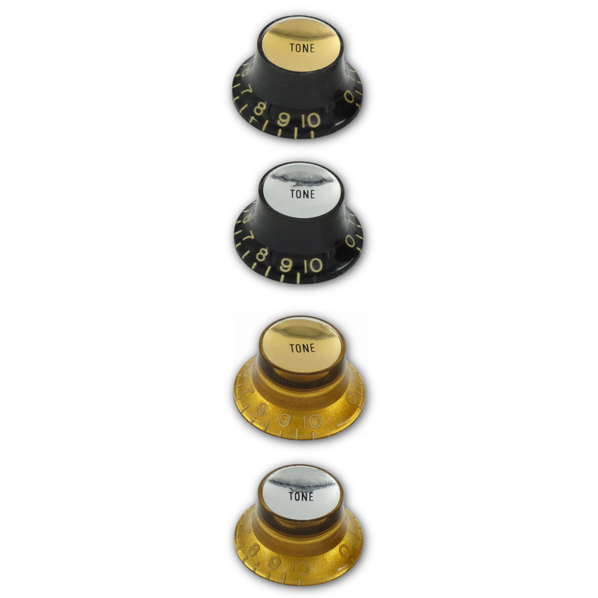(Historic Series) CAB Top Hat/Reflector Tone Knob - Fits Gibson® - Randy's LLC