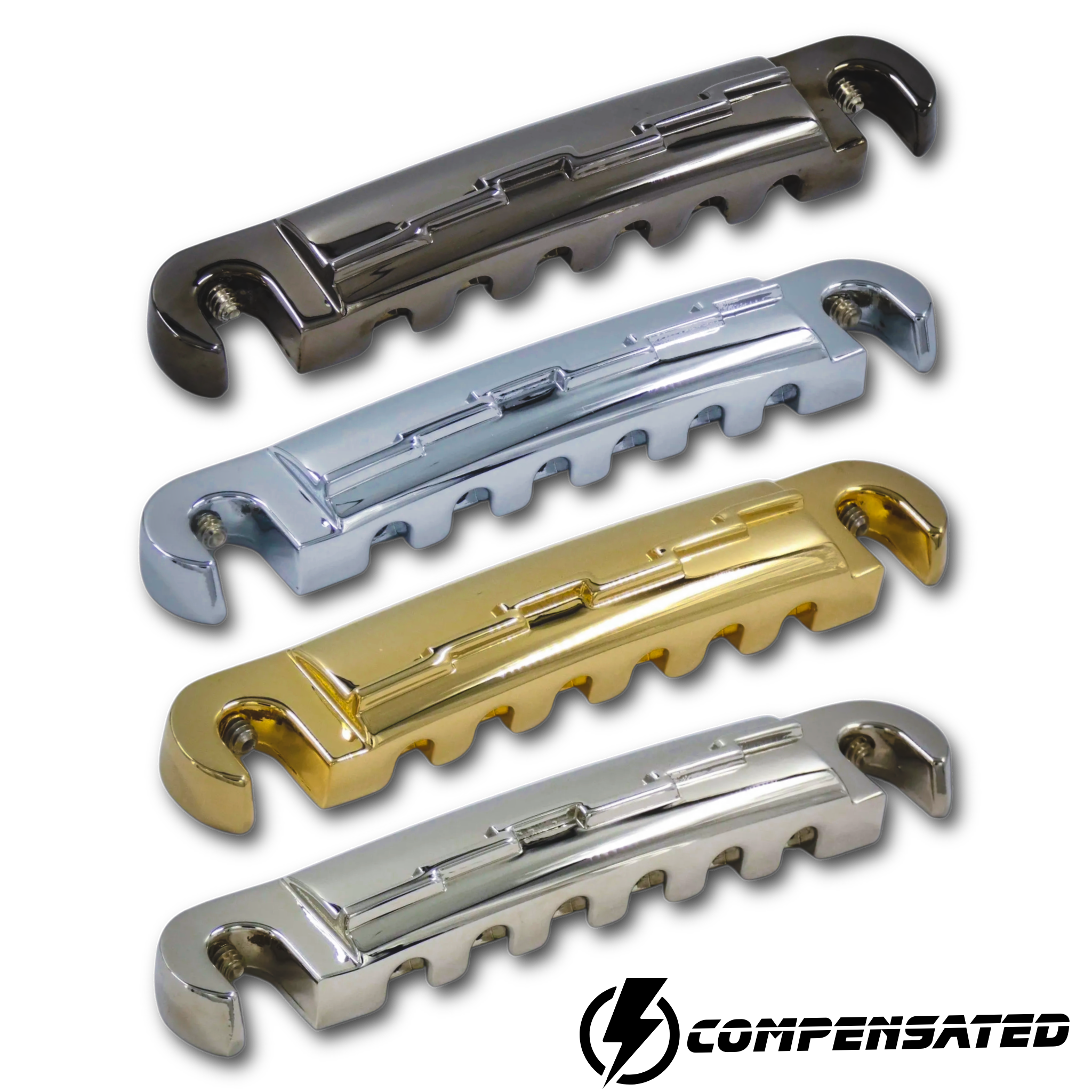 Compensated "Lightning" Stop Bar Tailpiece - Fits Gibson® - Randy's LLC