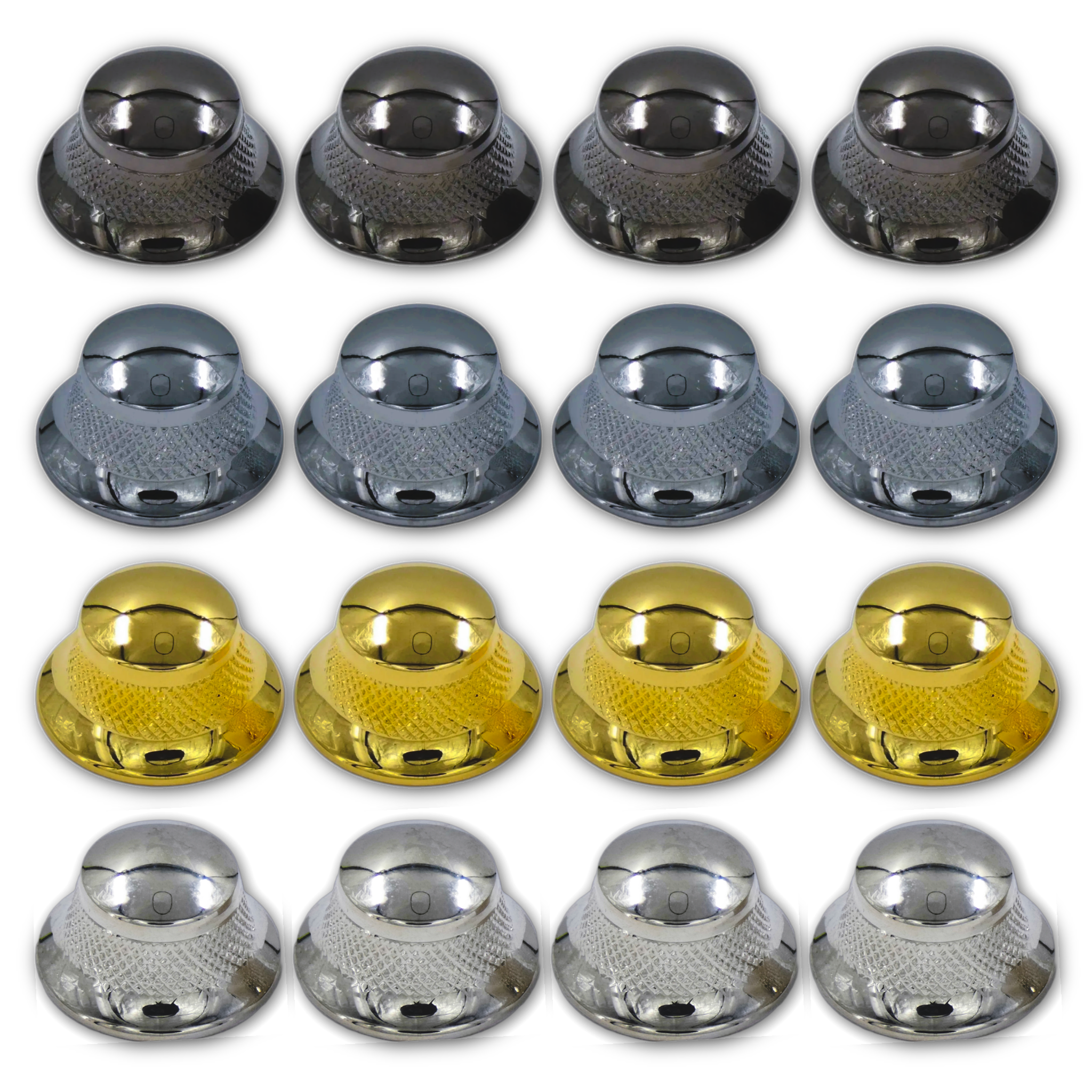 Domed Top Hat Knobs (4-Pack) - Fits Gibson® HP High Performance - Randy's LLC