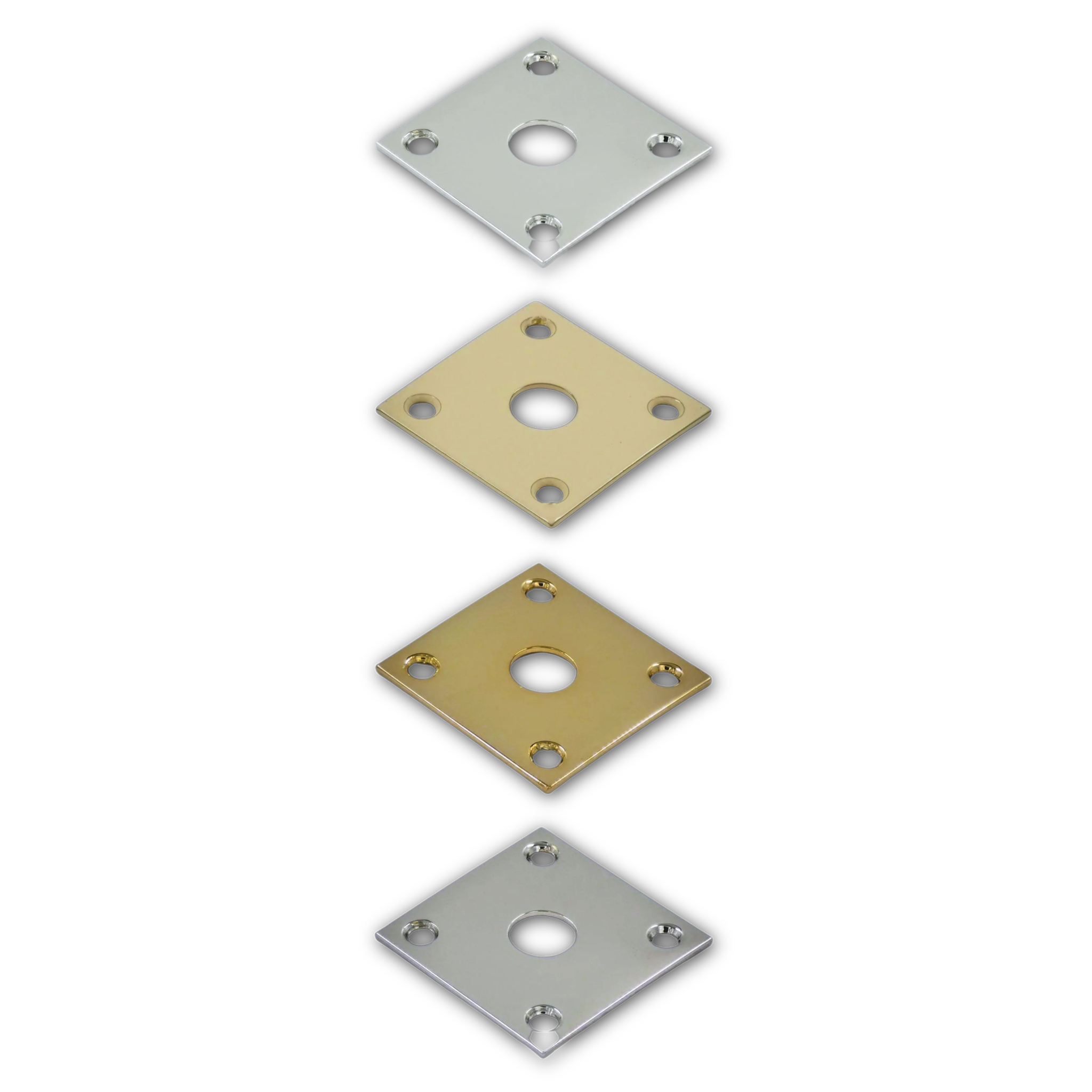 Historic Square Input Jack Plate - Fits Gibson® Les Paul® 1959 '59 R9 - Randy's LLC