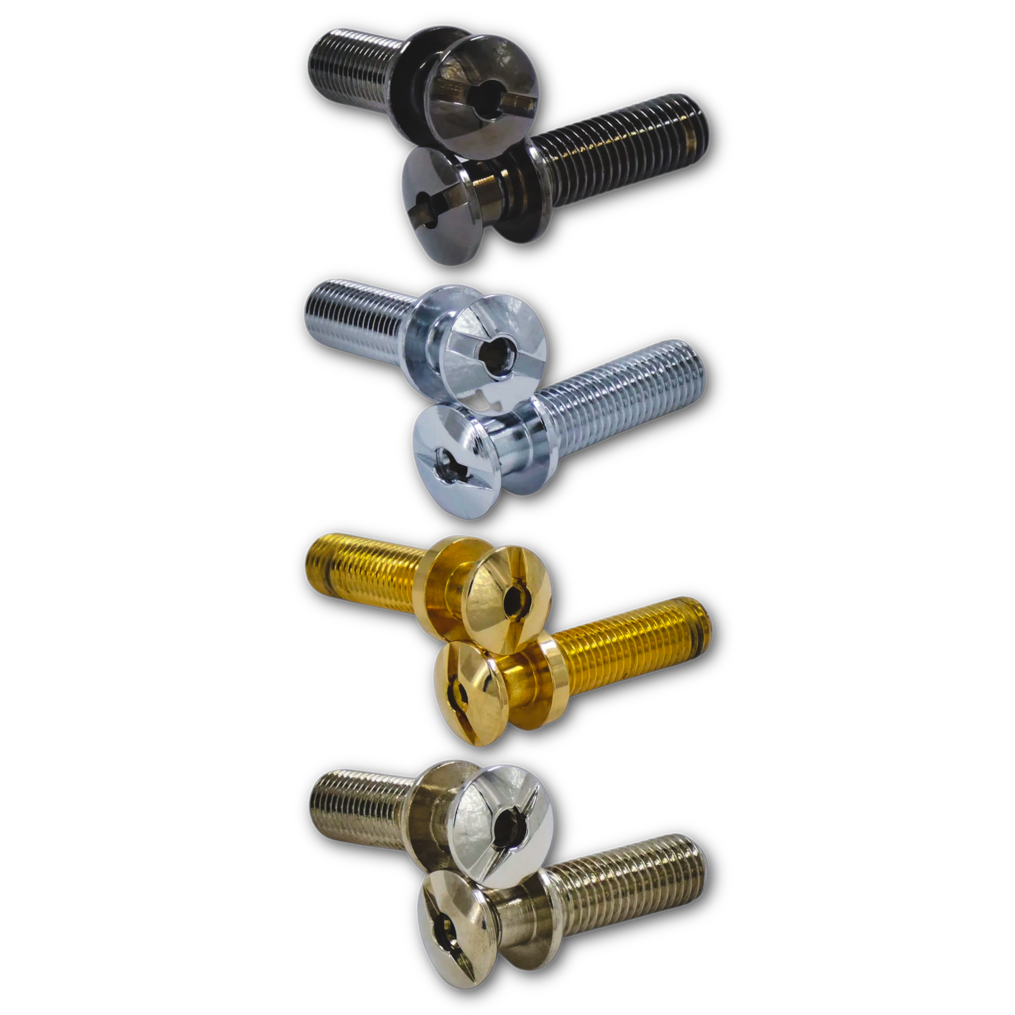 (High Performance Series) Locking Stop Bar Tailpiece Studs (Domed) - Fits Gibson® HP - Randy's LLC