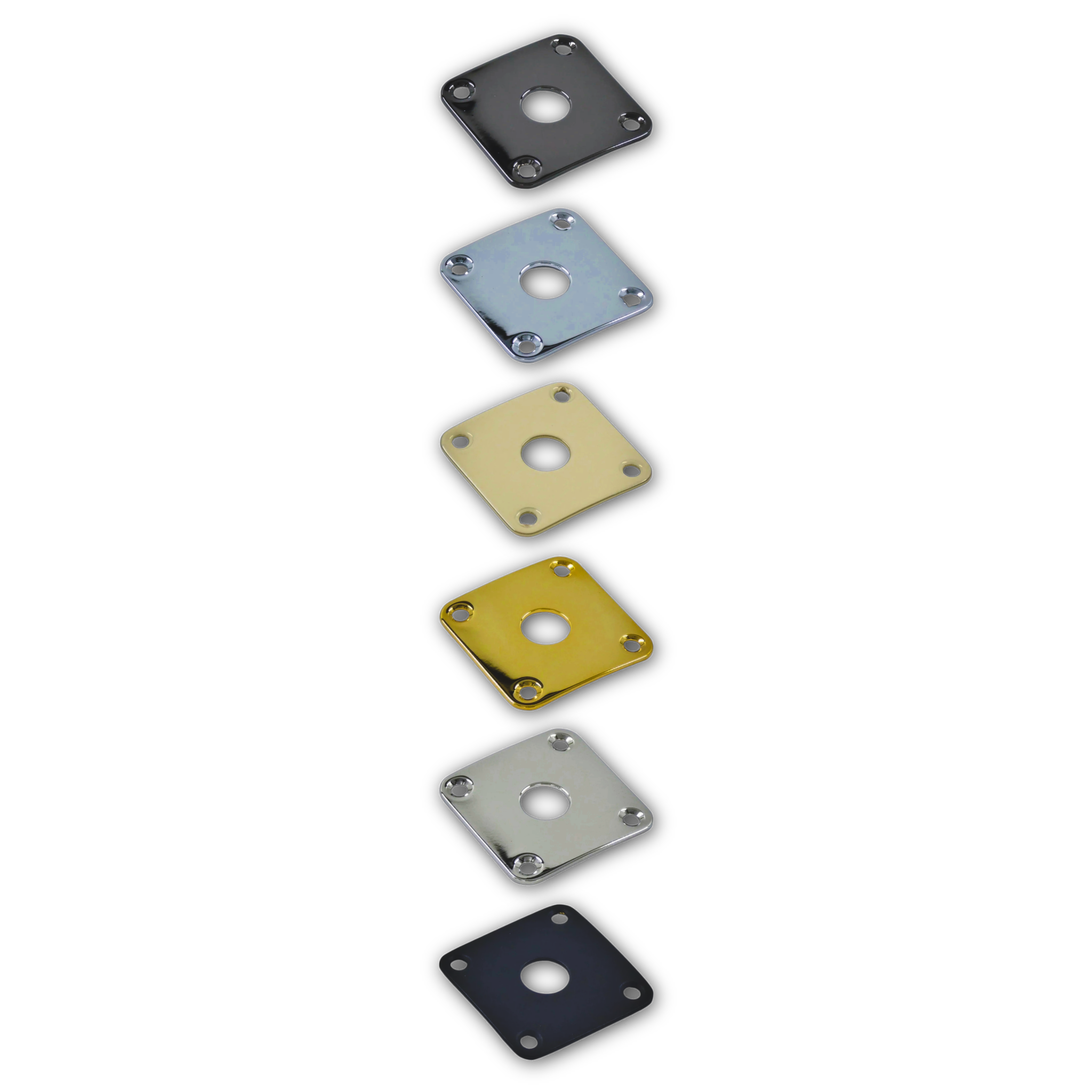 (Contemporary Series) Input Jack Plate (Square) - Fits Gibson® Les Paul® - Randy's LLC