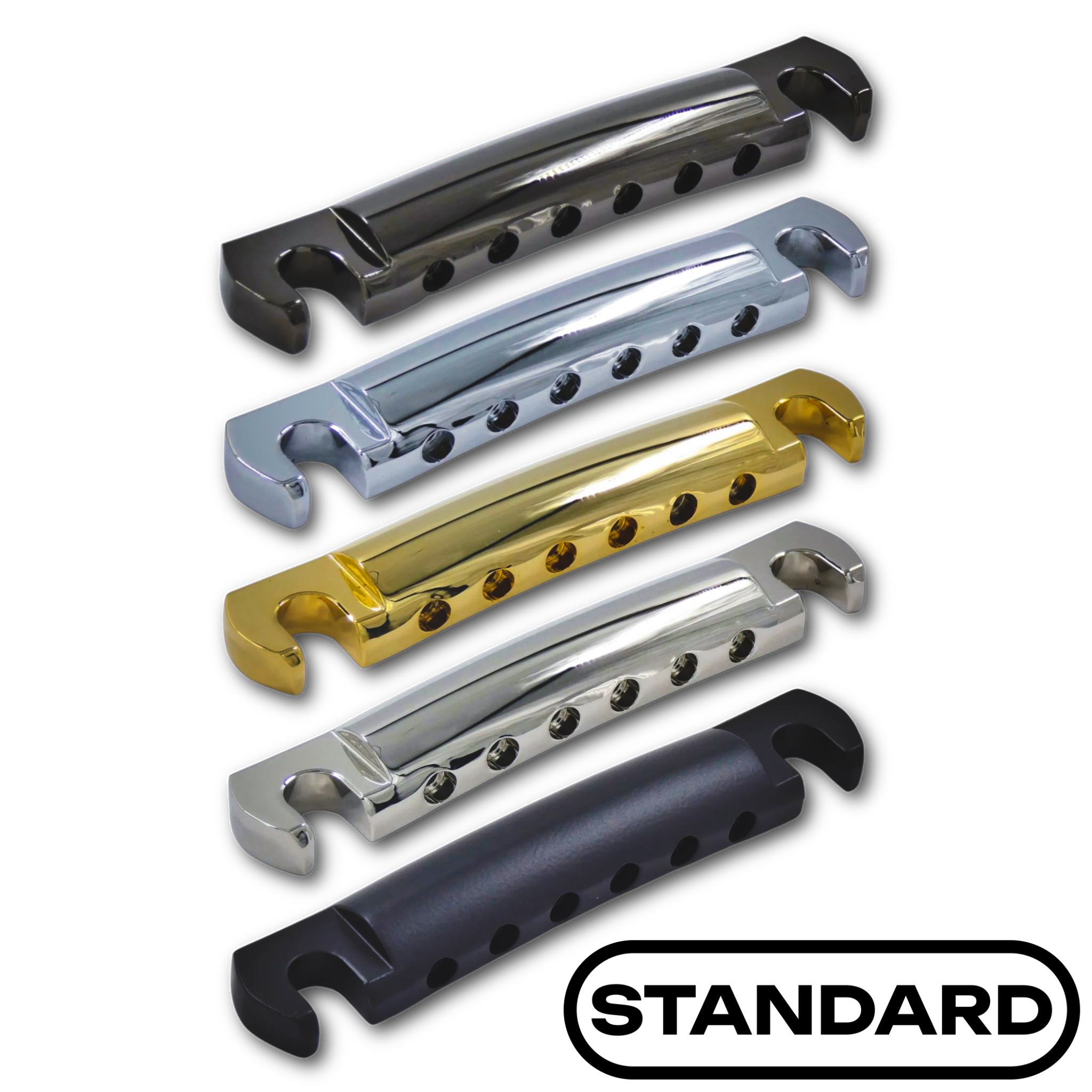 Standard Stop Bar Tailpiece (Zinc) - Fits Gibson® & Epiphone® - Randy's LLC