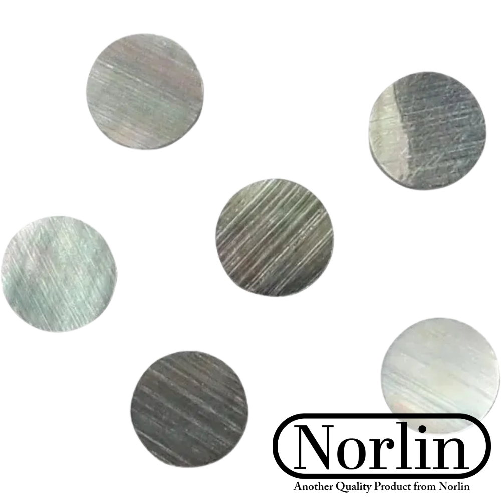 Black-Lip Pearl Oyster Side Position Dots & Inlays for Guitar (10-Pack) - Randy's LLC