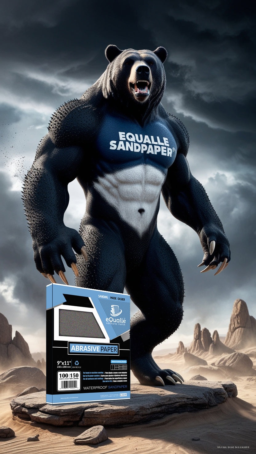 800 Grit Sandpaper Sheets – 10 Pack, 9x11 in, Wet or Dry Use - Randy's LLC