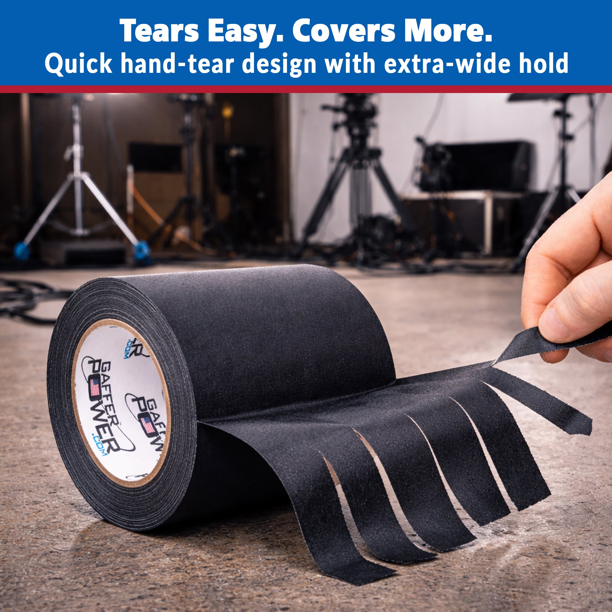 Gaffer Tape — Black 4" x 30yd - Randy's LLC
