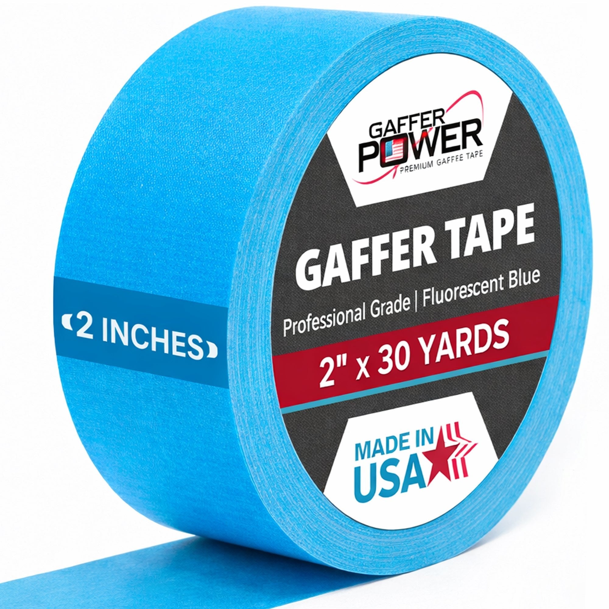 Gaffer Tape — Fluoro Blue 2" x 30yd - Randy's LLC