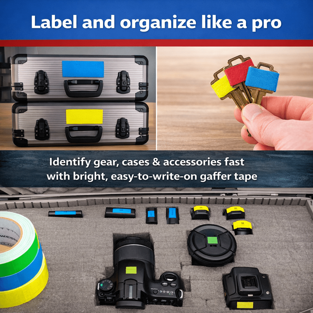 Gaffer Tape — Fluoro Blue 2" x 30yd - Randy's LLC