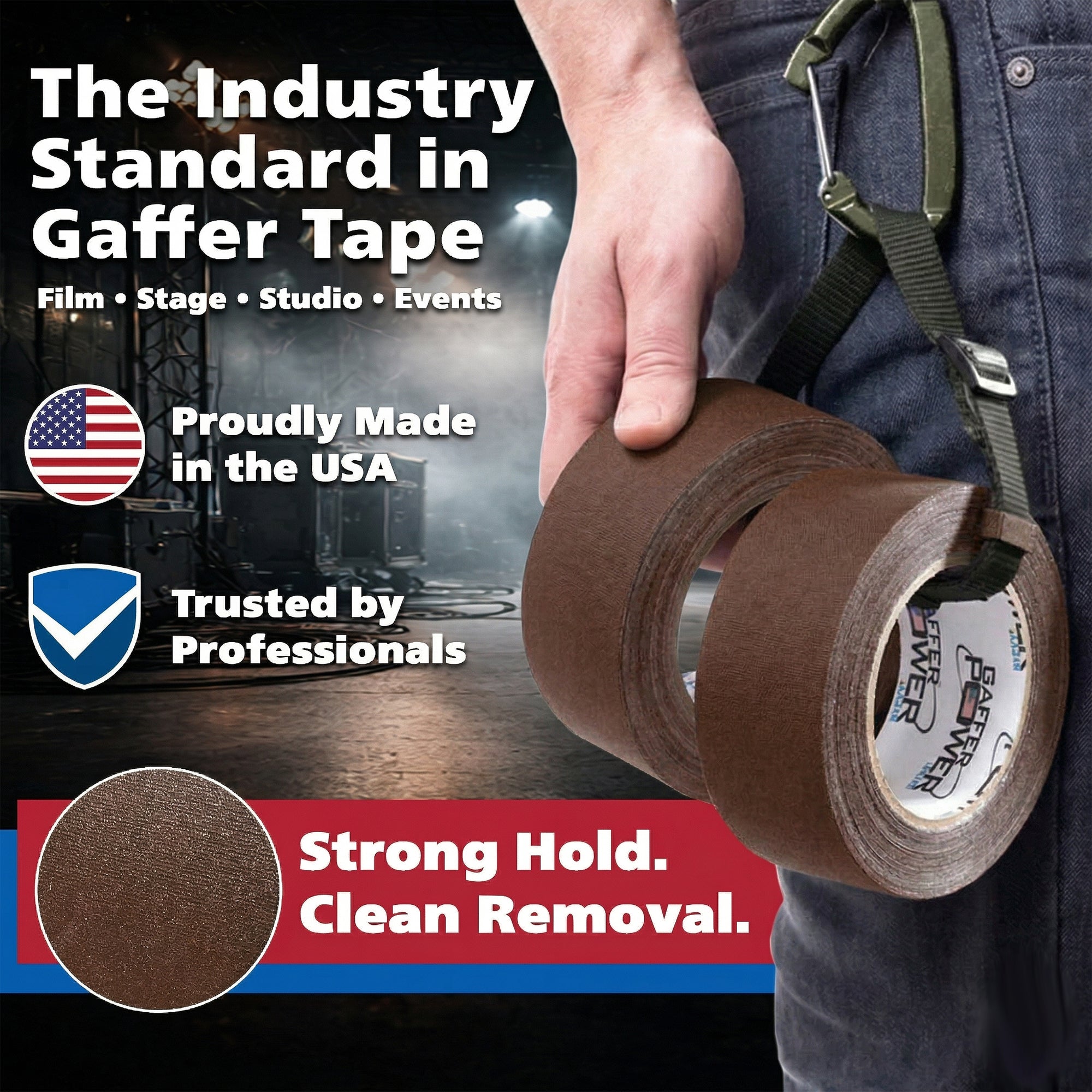 Gaffer Tape — Brown 2" x 30yd - Randy's LLC