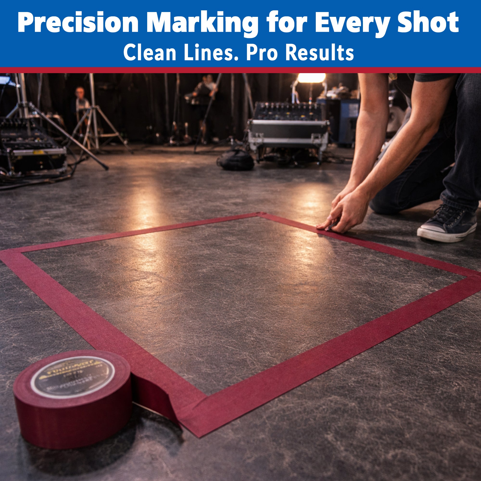 Gaffer Tape — Burgundy 2" x 30yd - Randy's LLC