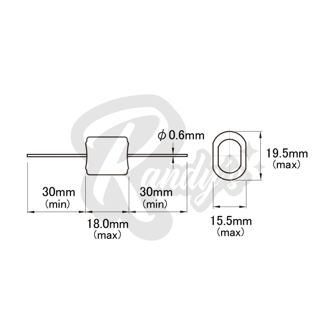 Vitamin Q Slim Paper-In-Oil Capacitor - Compare to Sprague® Black Beauty - Randy's LLC
