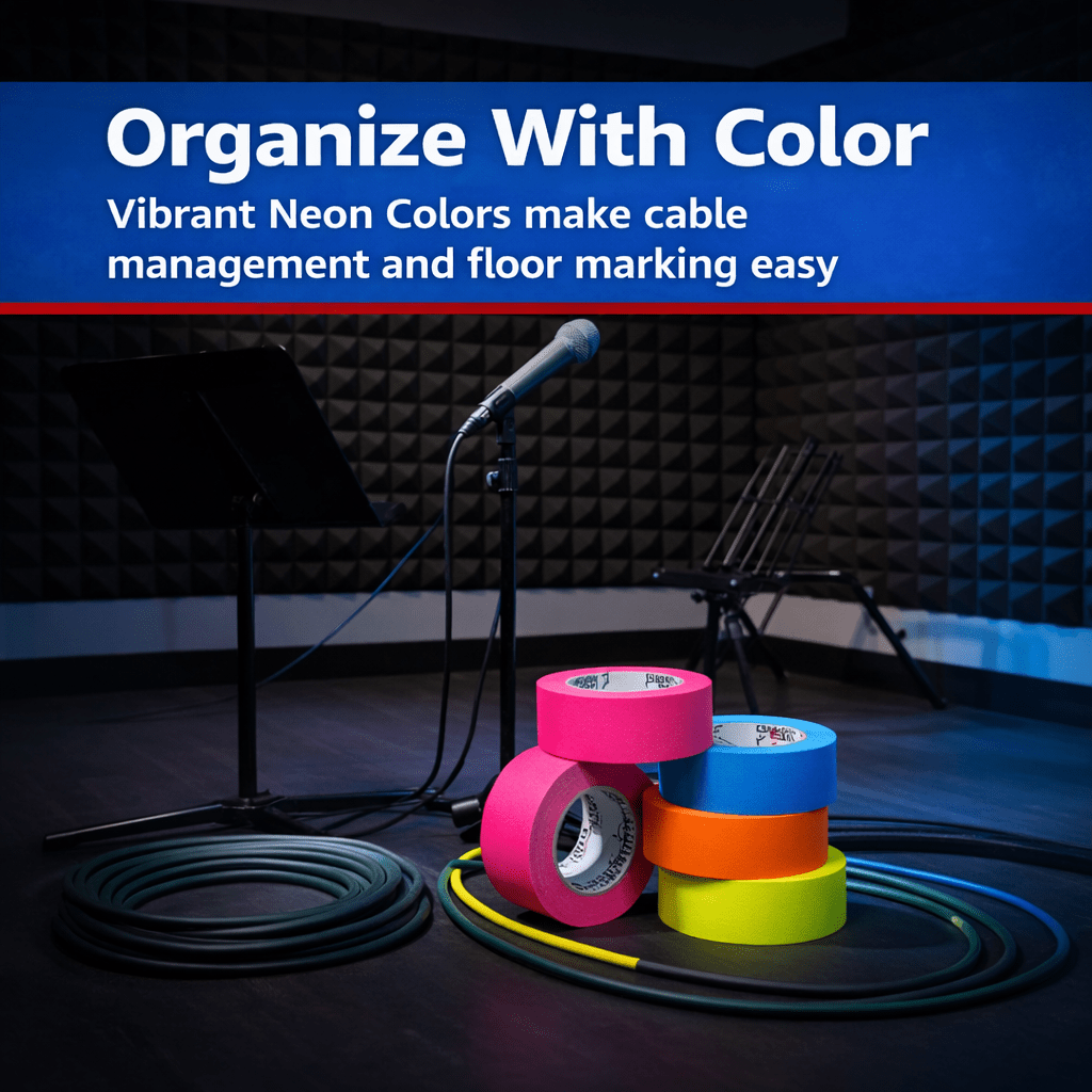 Gaffer Tape — Fluoro Orange 2" x 30yd - Randy's LLC