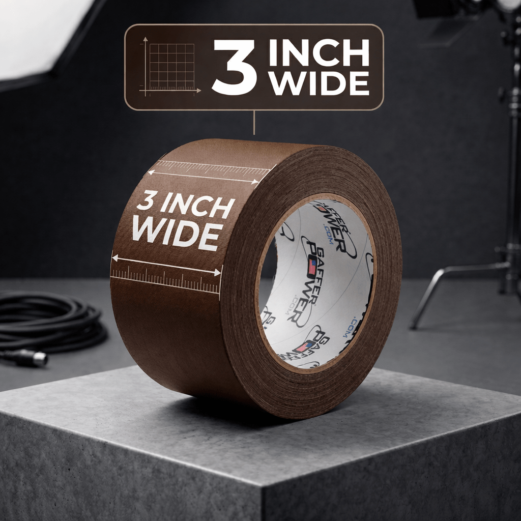 Gaffer Tape — Brown 3" x 30yd - Randy's LLC