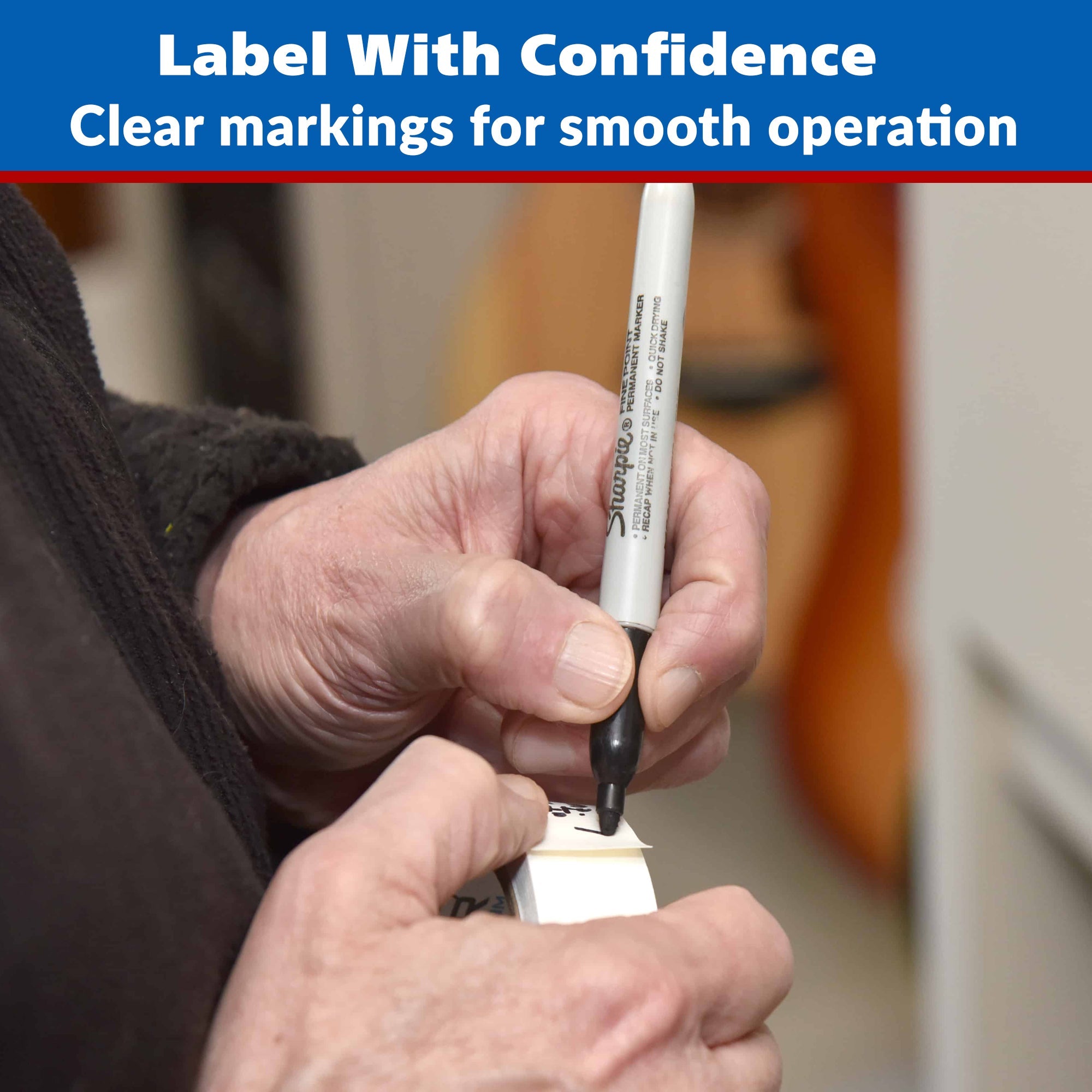 Console Labeling Tape, 1 Inch x 20 Yards - Randy's LLC