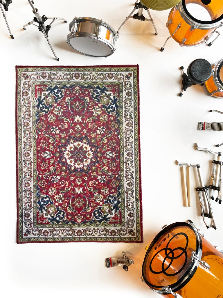 Vintage Drum Rug - Miniature for 1:4 Scale Drum Kit Models - Randy's LLC