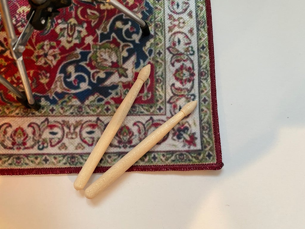 Vintage Drum Rug - Miniature for 1:4 Scale Drum Kit Models - Randy's LLC