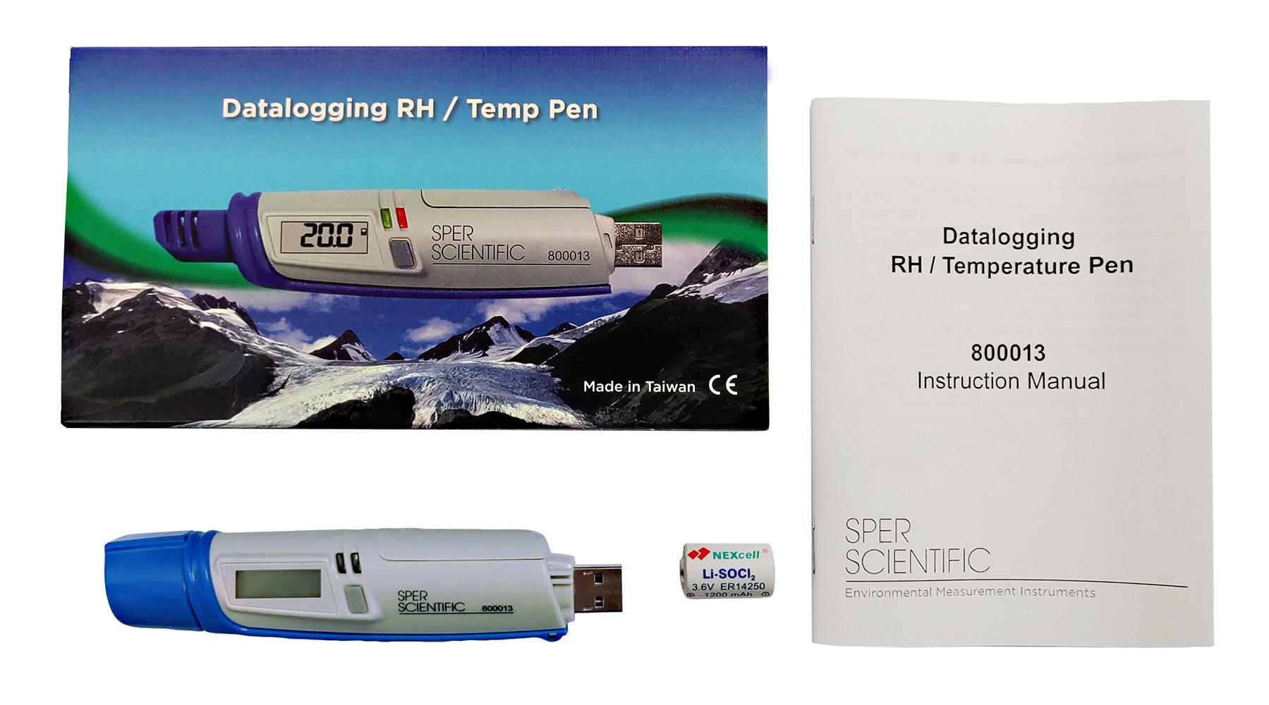 Digital Pen Hygrometer & Thermometer w/ Datalog - Randy's LLC