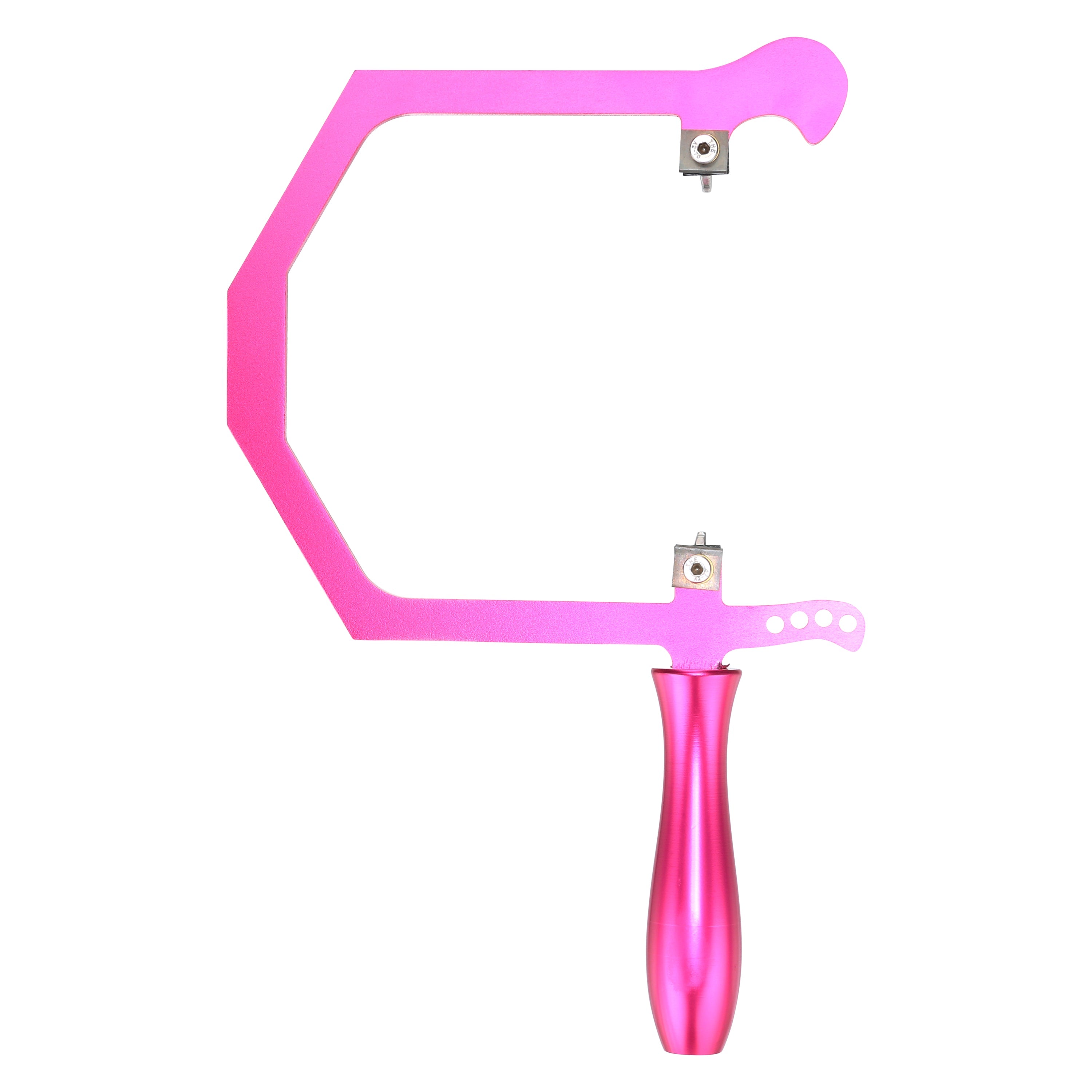 "Haymaker" Coping Saw for Fingerboard Inlays - Special Edition Bright Pink - Randy's LLC