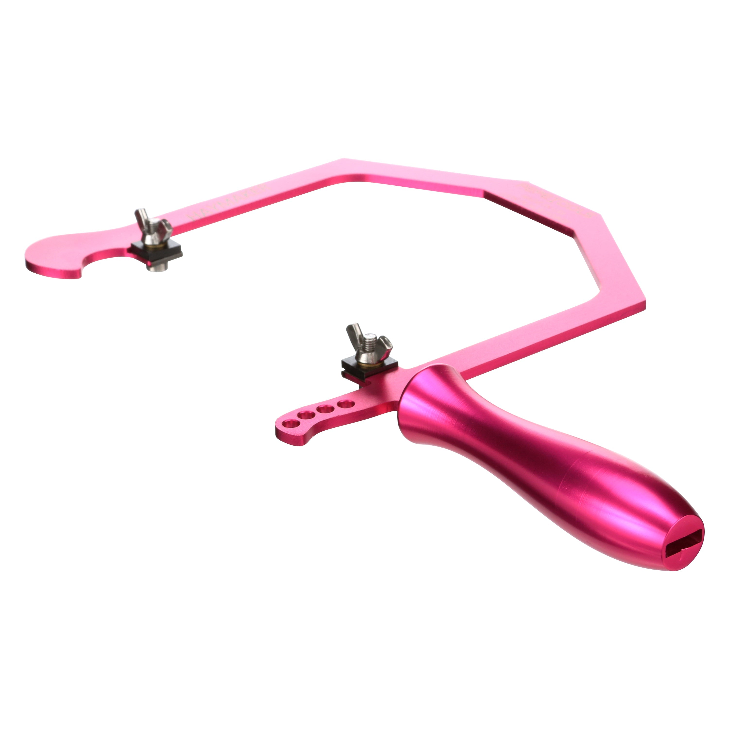 "Haymaker" Coping Saw for Fingerboard Inlays - Special Edition Bright Pink - Randy's LLC