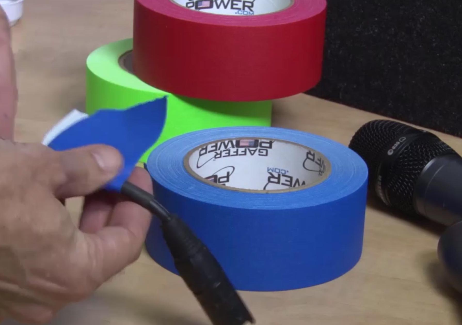 Gaffer Tape — Electric Blue 2" x 30yd - Randy's LLC