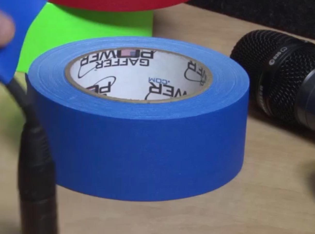 Gaffer Tape — Electric Blue 2" x 30yd - Randy's LLC