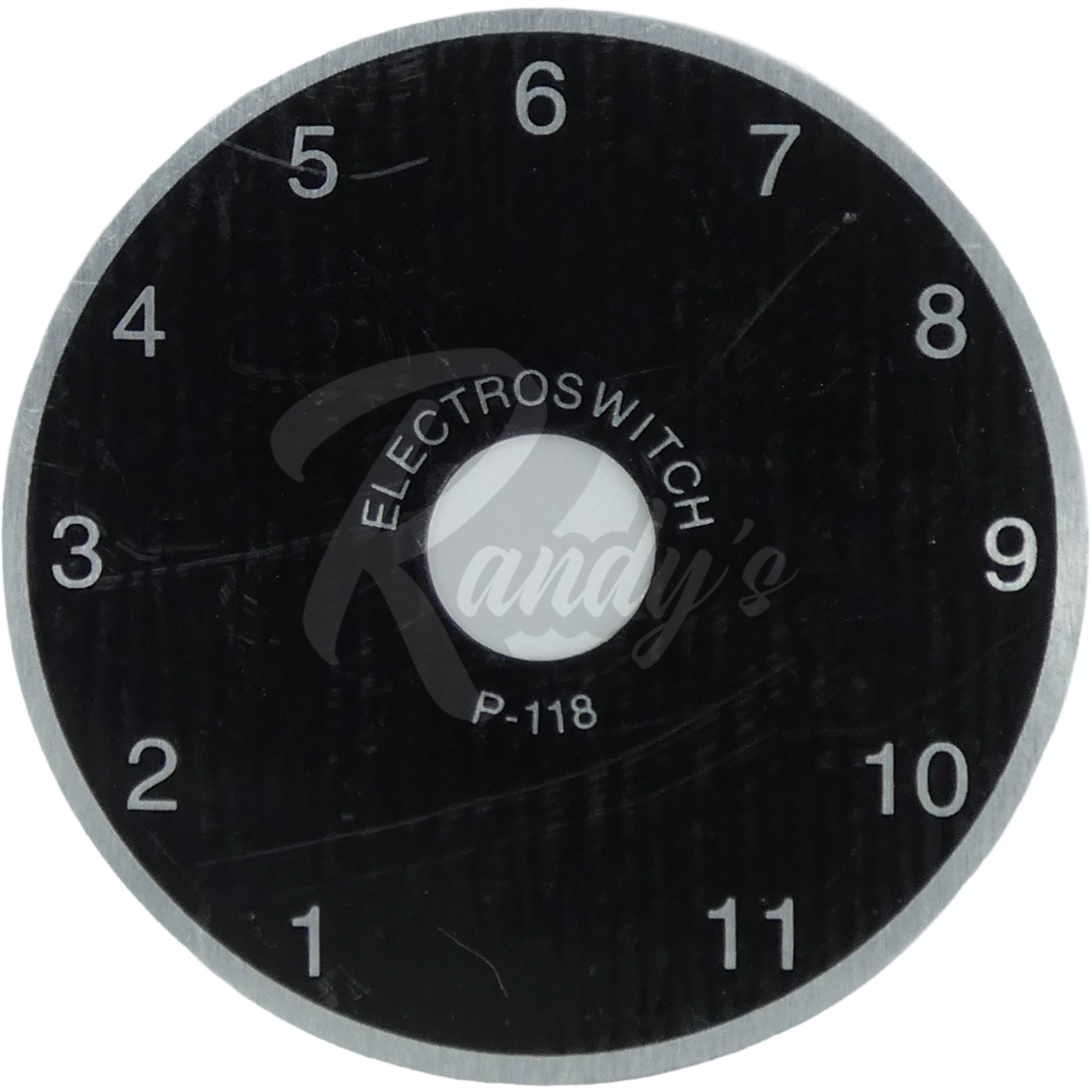 Rotary Switch Dial Plate (1 thru 11) - Fits Gibson® Varitone - Randy's LLC