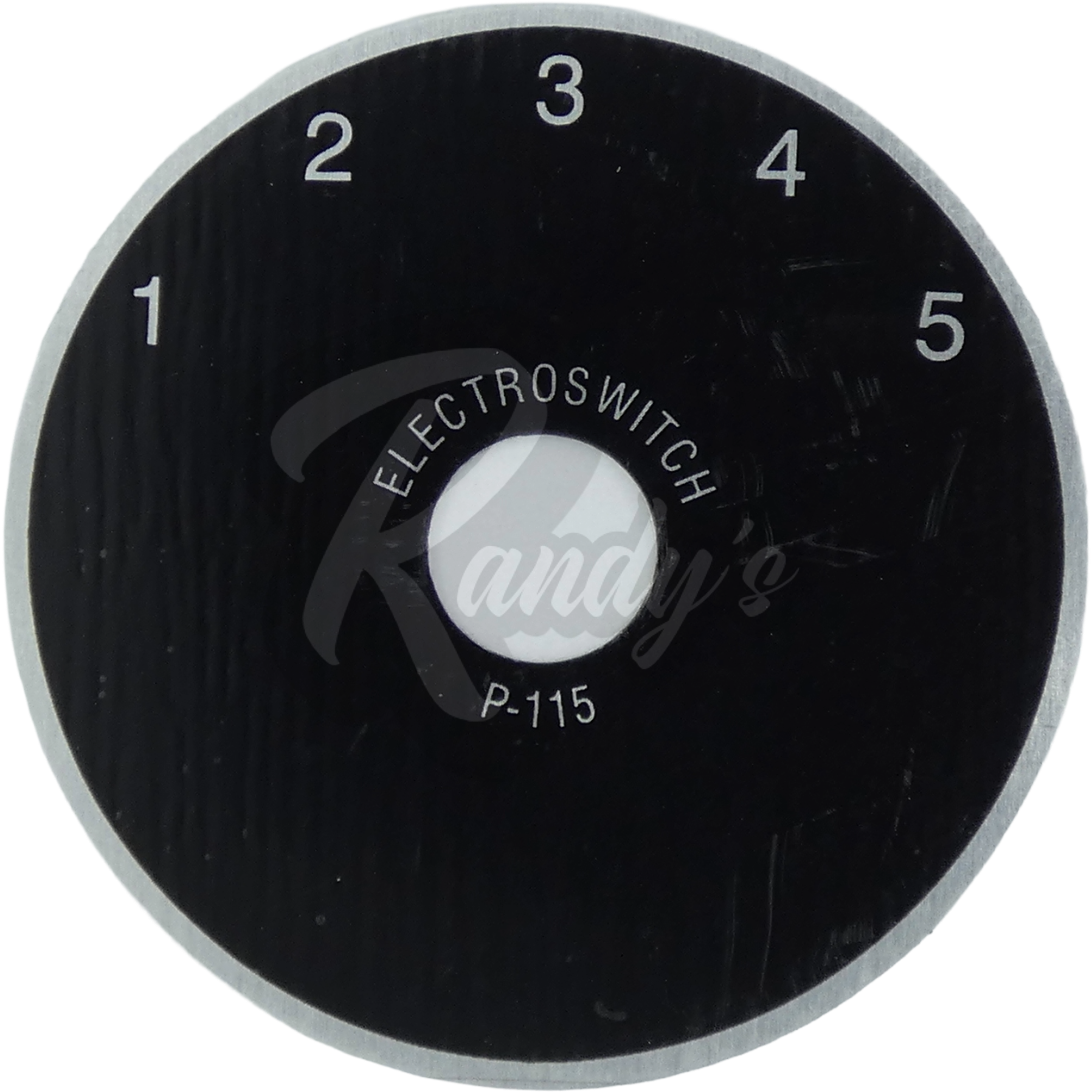 Rotary Switch Dial Plate (1 thru 5) - Fits Gibson® Varitone - Randy's LLC